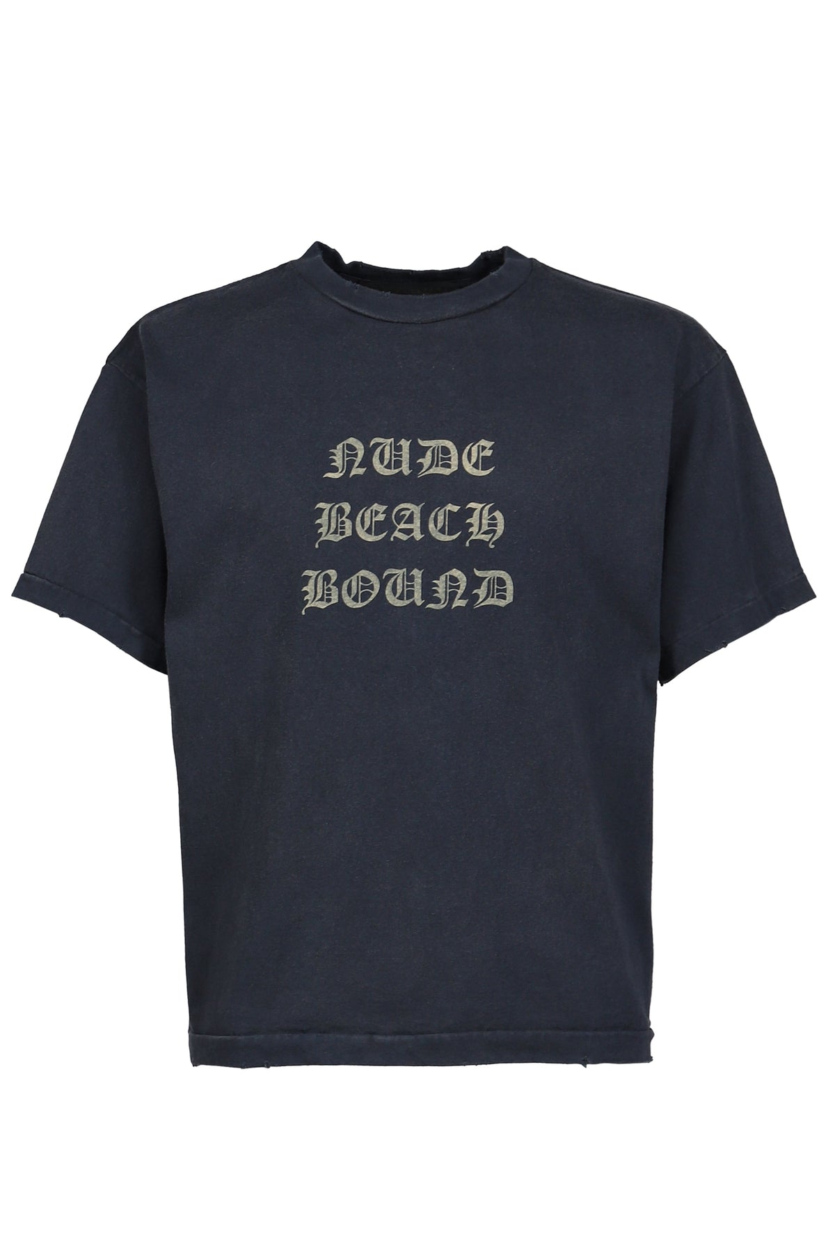 JUN/NAKAYAMA ジュン/中山 【本物保証】 Tシャツ ストリート系 メンズ NUDE BEACH T-SHIRTS / BLK
