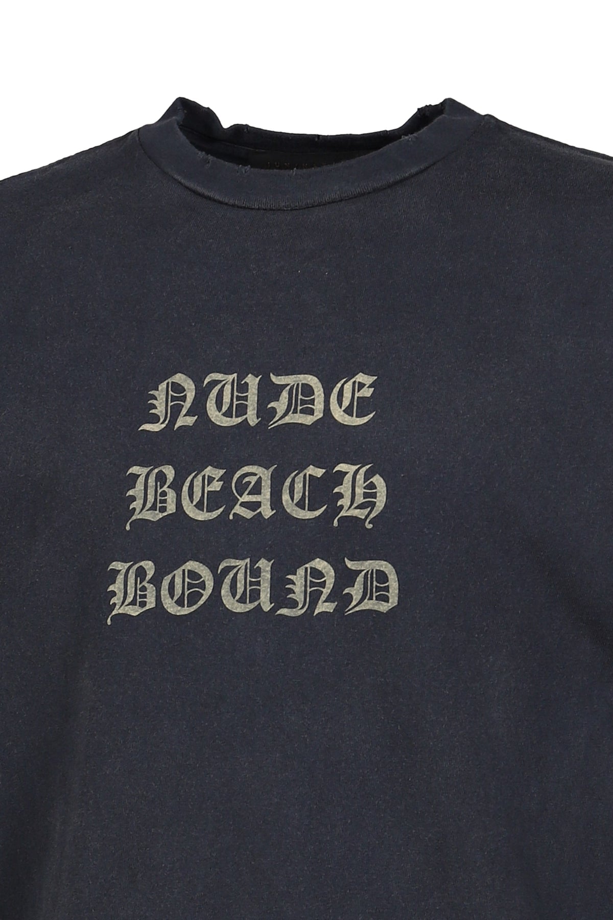 JUN/NAKAYAMA ジュン/中山 【本物保証】 Tシャツ ストリート系 メンズ NUDE BEACH T-SHIRTS / BLK