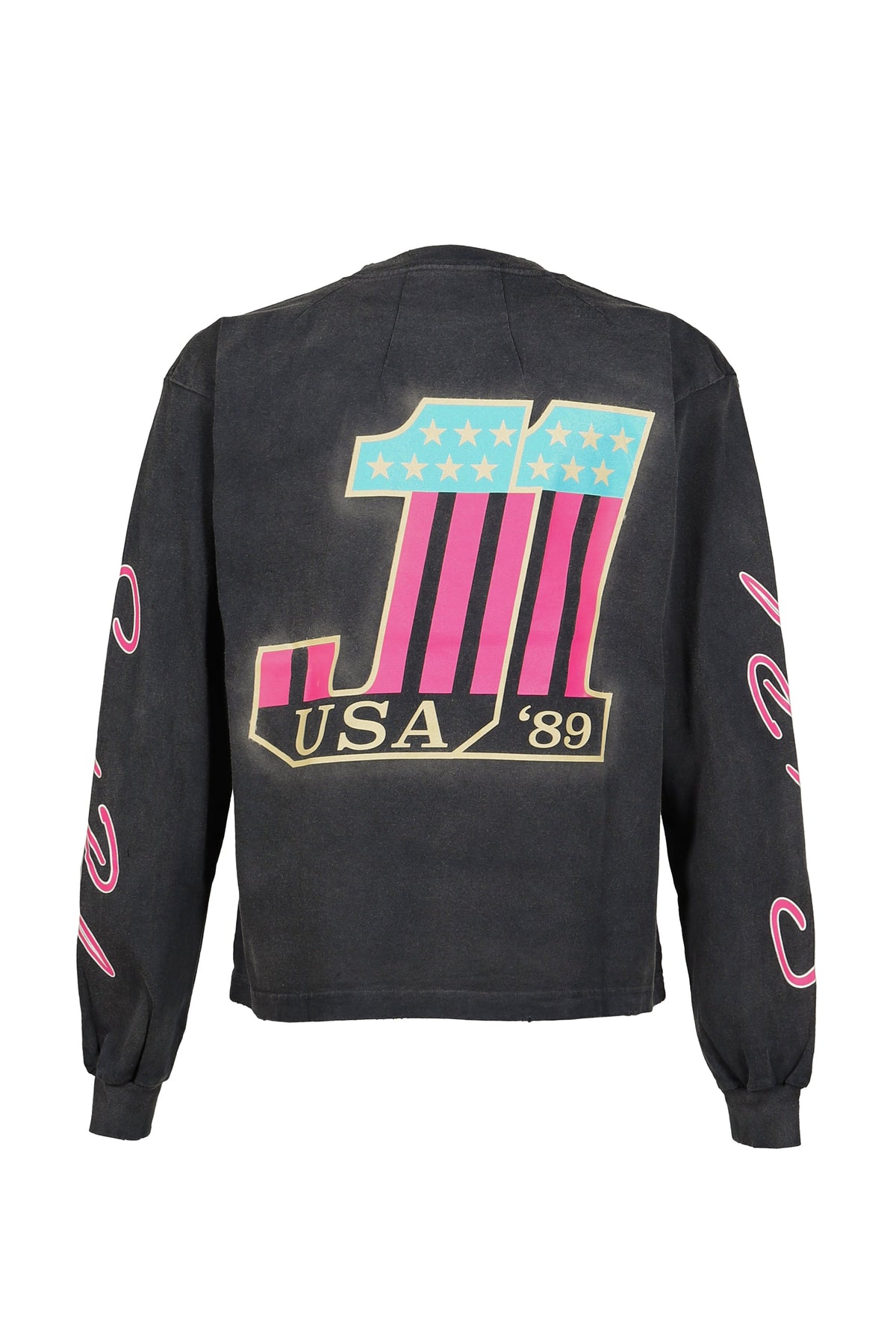 JUN/NAKAYAMA ジュン/中山 【本物保証】 Tシャツ ストリート系 メンズ POINT BREAK L/S T-SHIRTS / BLK