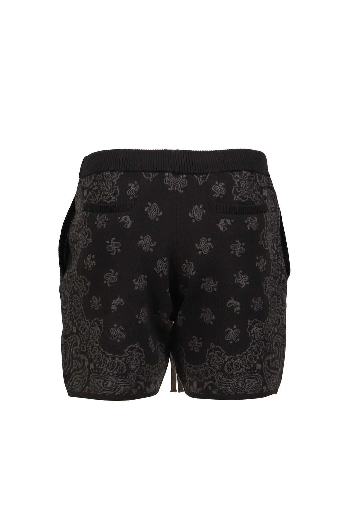 JUN/NAKAYAMA ジュン/中山 【本物保証】 ニット ストリート系 メンズ PAISLEY KNIT SHORTS / BLK