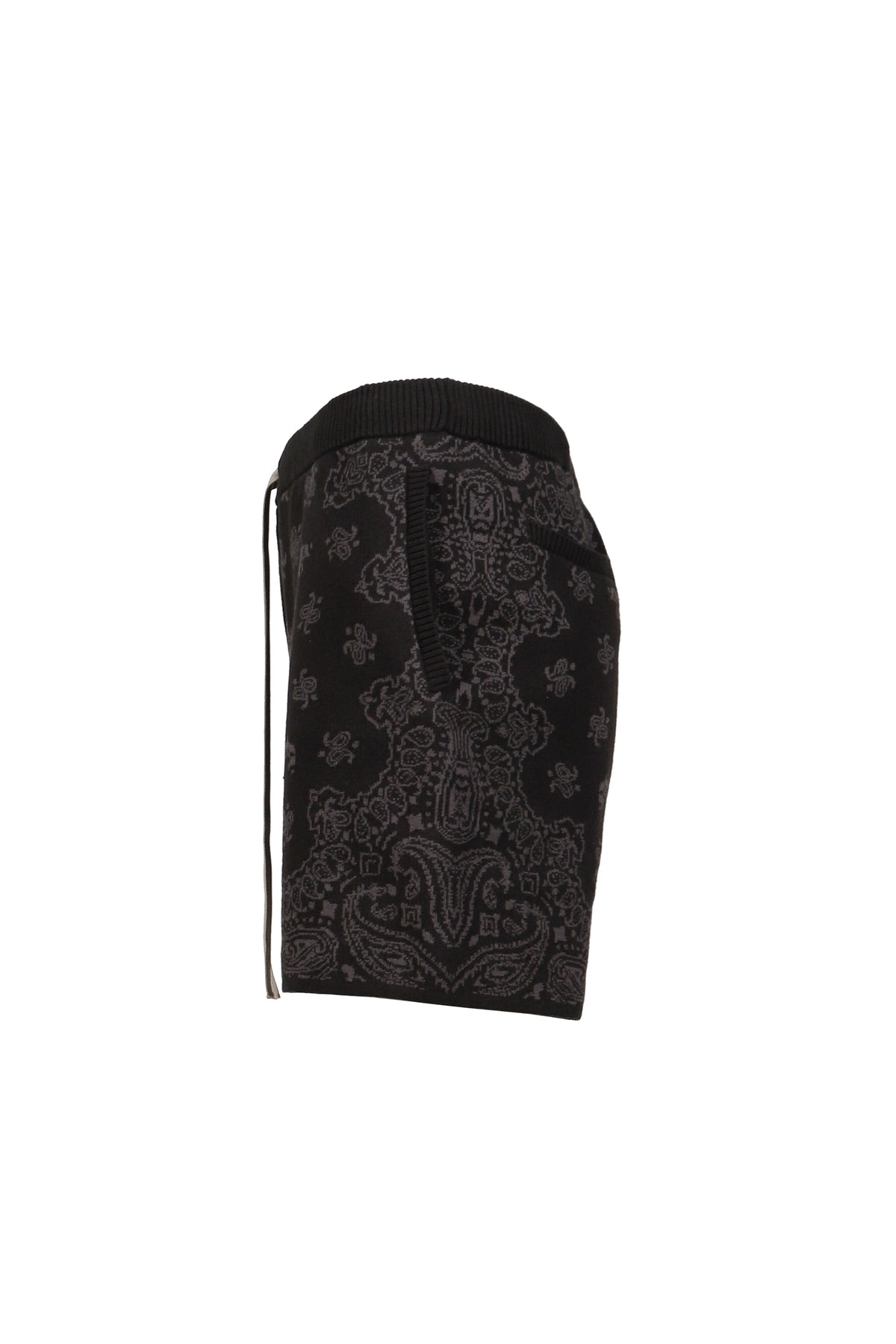 JUN/NAKAYAMA ジュン/中山 【本物保証】 ニット ストリート系 メンズ PAISLEY KNIT SHORTS / BLK
