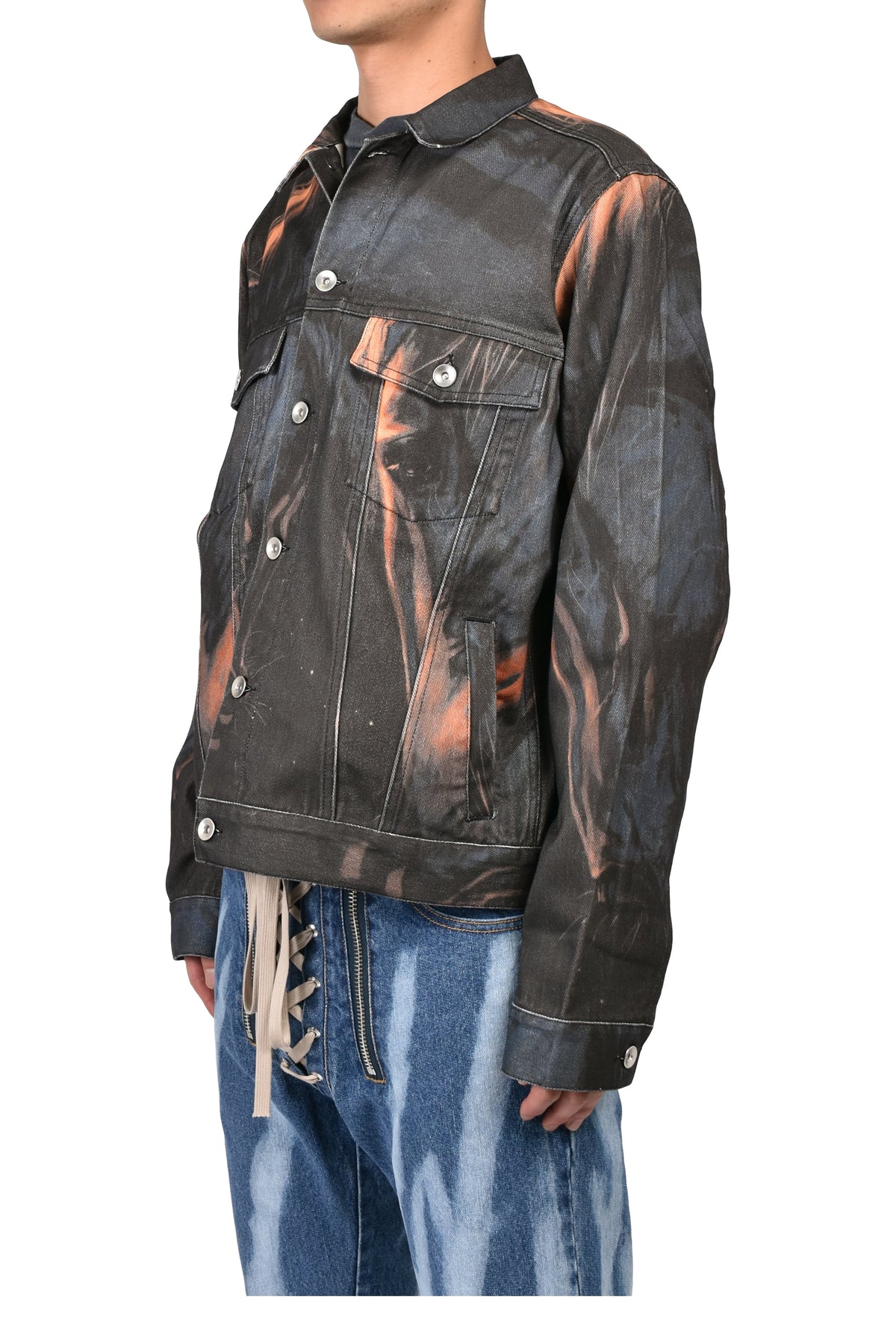 JUN/NAKAYAMA ジュン/中山 【本物保証】 ジャケット ストリート系 メンズ RUNAWAY DENIM JACKET / BLK