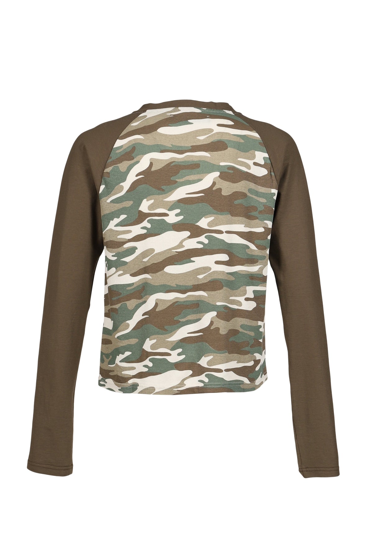 JUN/NAKAYAMA ジュン/中山 【本物保証】 Tシャツ ストリート系 メンズ RAGLAN HENLEY NECK TEE / CAMO