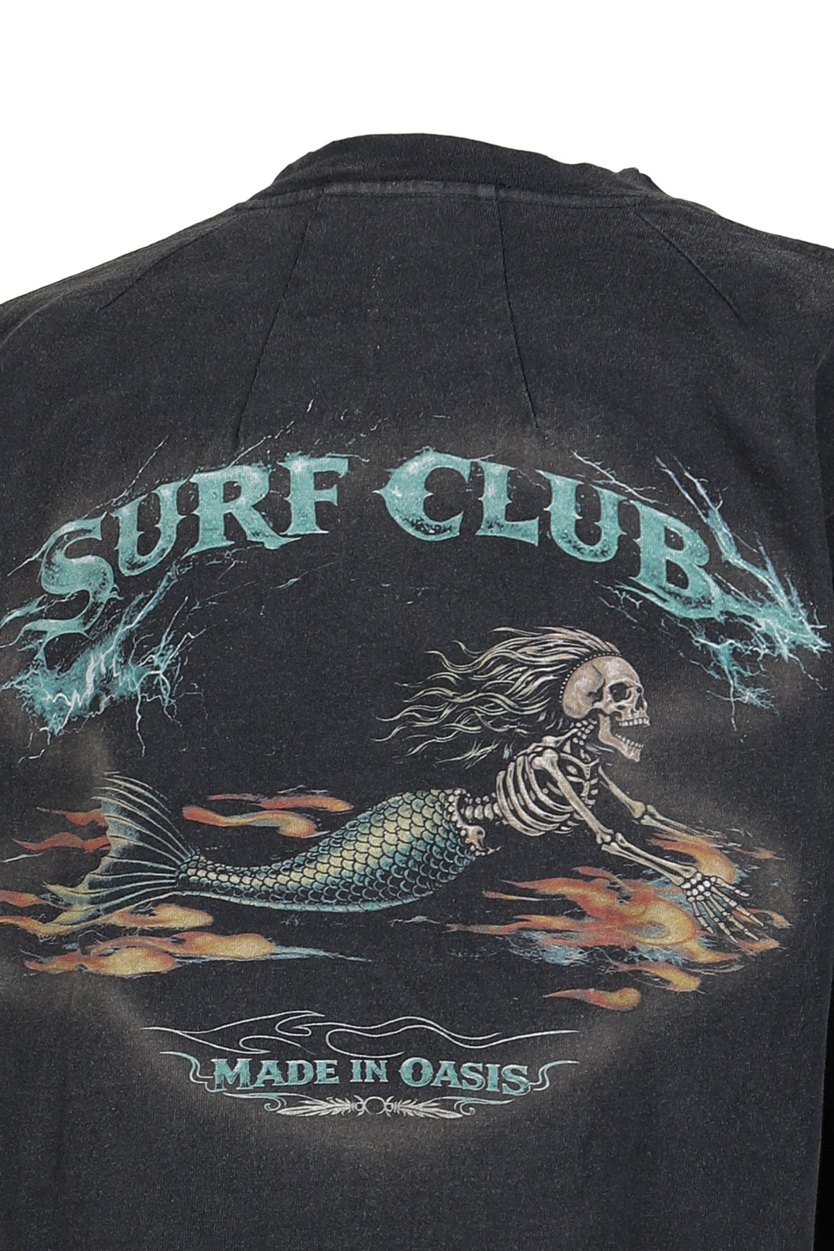 JUN/NAKAYAMA ジュン/中山 【本物保証】 Tシャツ ストリート系 メンズ SURF CLUB L/S T-SHIRTS / BLK