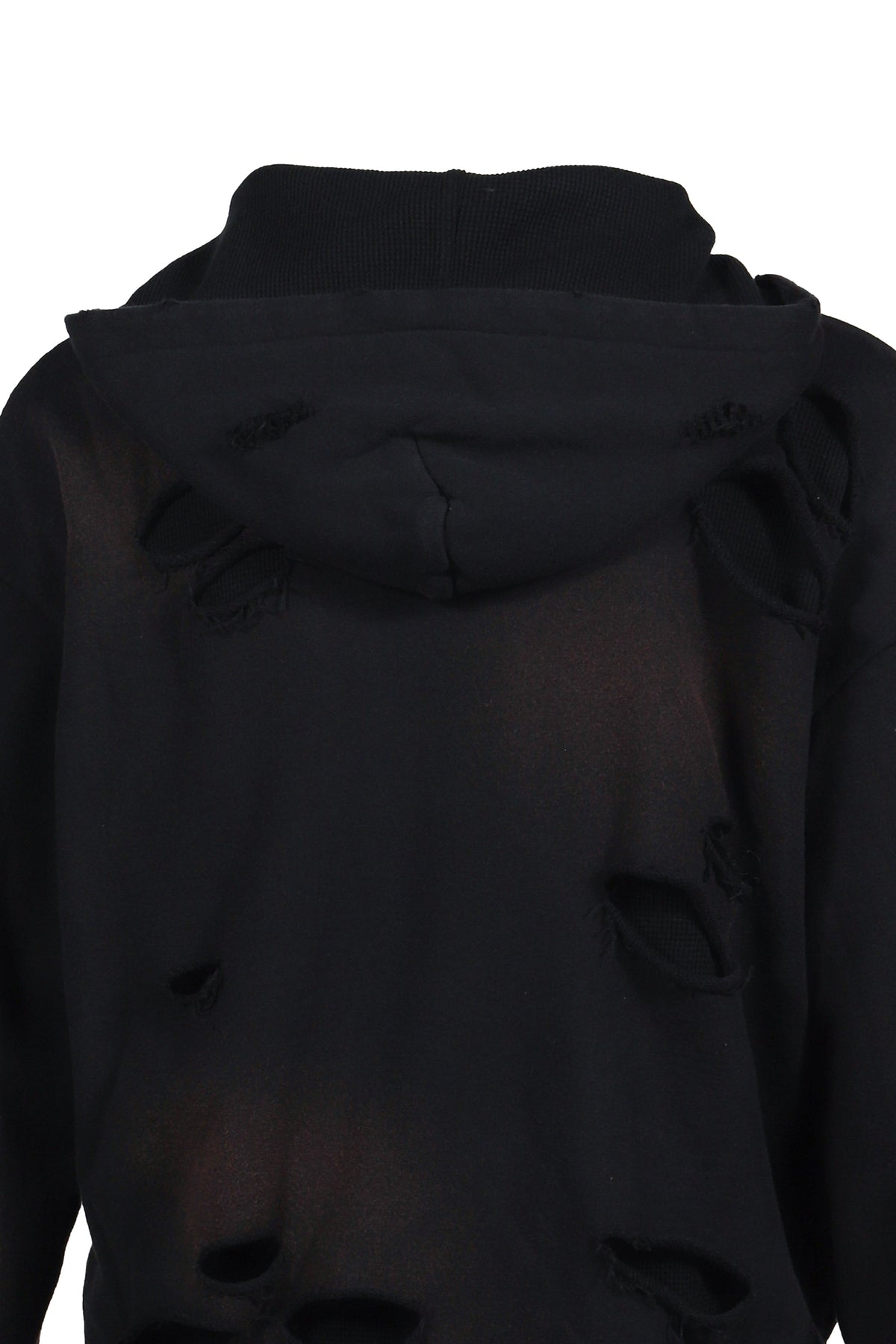 JUN/NAKAYAMA ジュン/中山 【本物保証】 パーカー ストリート系 メンズ THERMAL LAYERED ZIP HOODIE / BLK