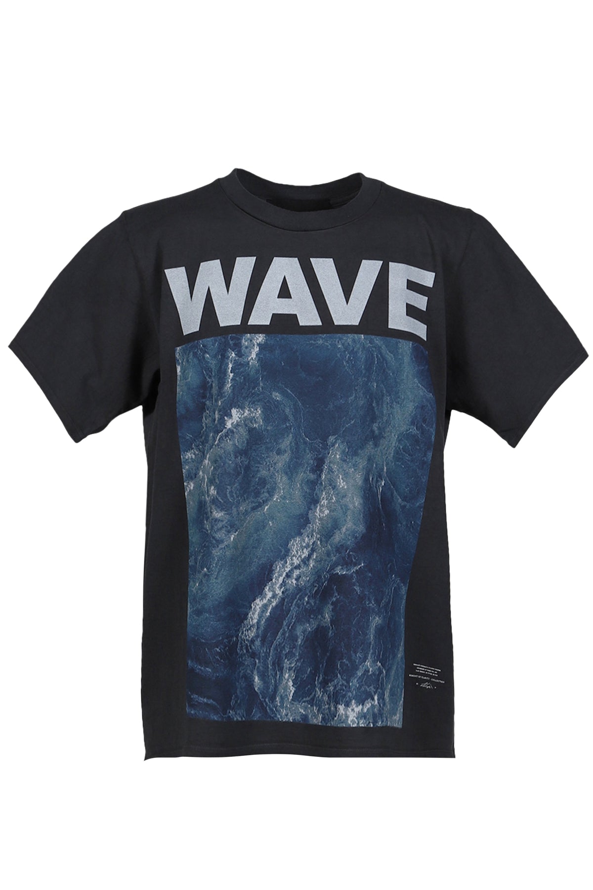 JUN/NAKAYAMA ジュン/中山 【本物保証】 Tシャツ ストリート系 メンズ WAVE T-SHIRTS / BLK