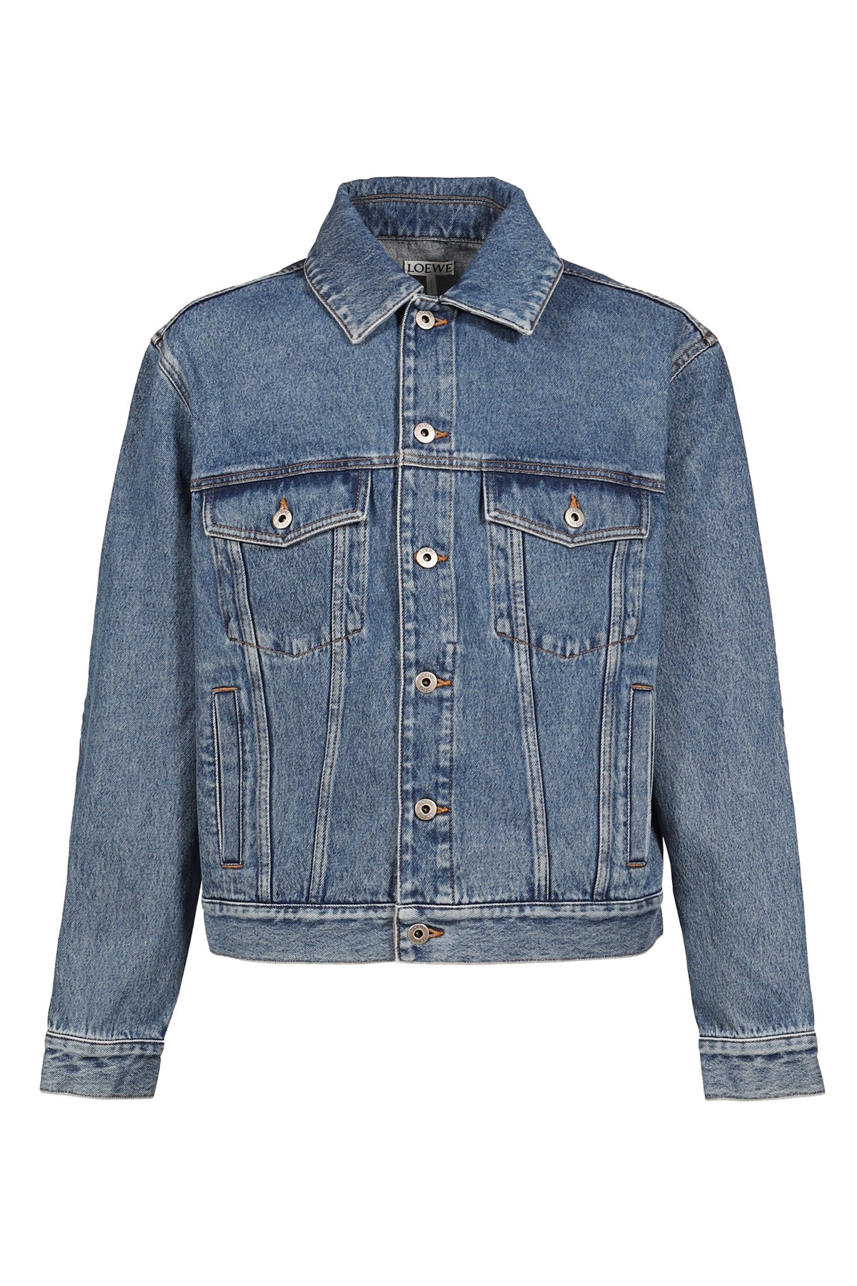 LOEWE ロエベ 【本物保証】 ジャケット ストリート系 メンズ ANAGRAM JACKET / BLU