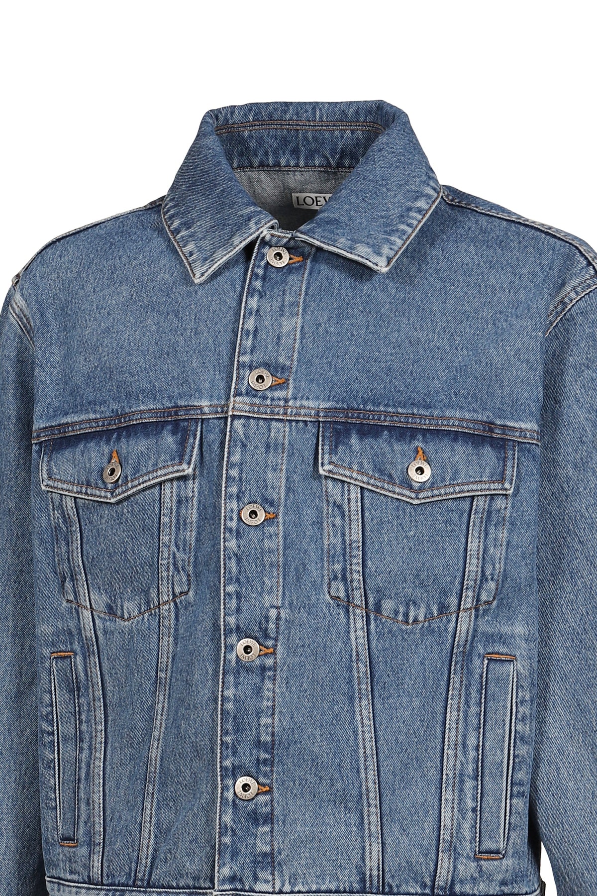 LOEWE ロエベ 【本物保証】 ジャケット ストリート系 メンズ ANAGRAM JACKET / BLU