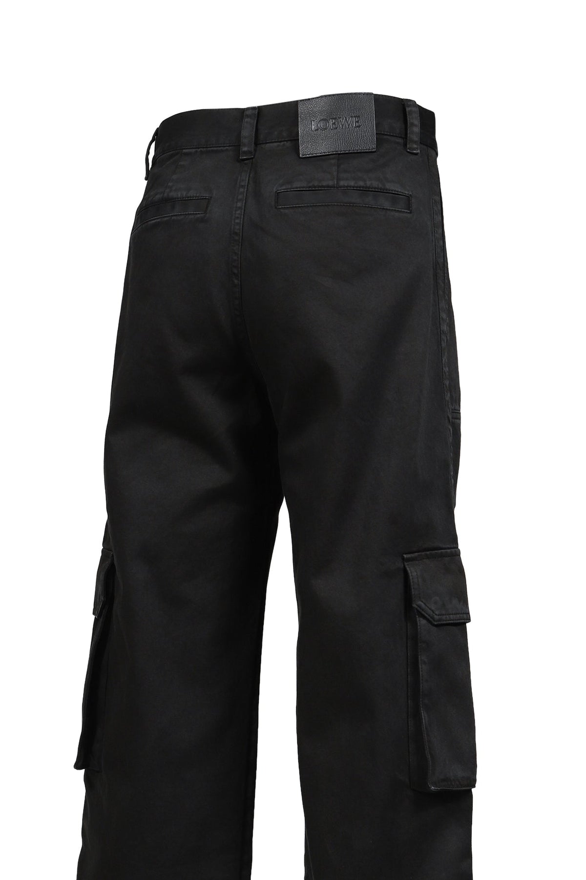 LOEWE ロエベ 【本物保証】 カーゴパンツ ストリート系 メンズ CARGO TROUSERS / BLK
