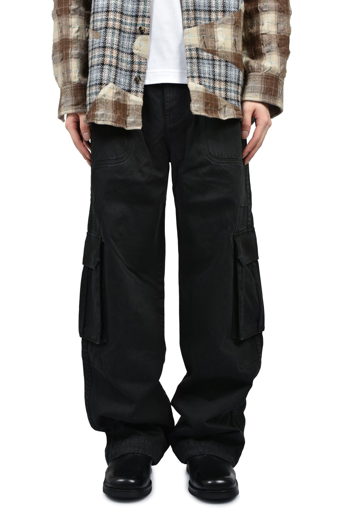 LOEWE ロエベ 【本物保証】 カーゴパンツ ストリート系 メンズ CARGO TROUSERS / BLK