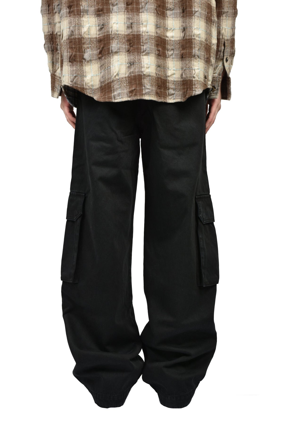LOEWE ロエベ 【本物保証】 カーゴパンツ ストリート系 メンズ CARGO TROUSERS / BLK