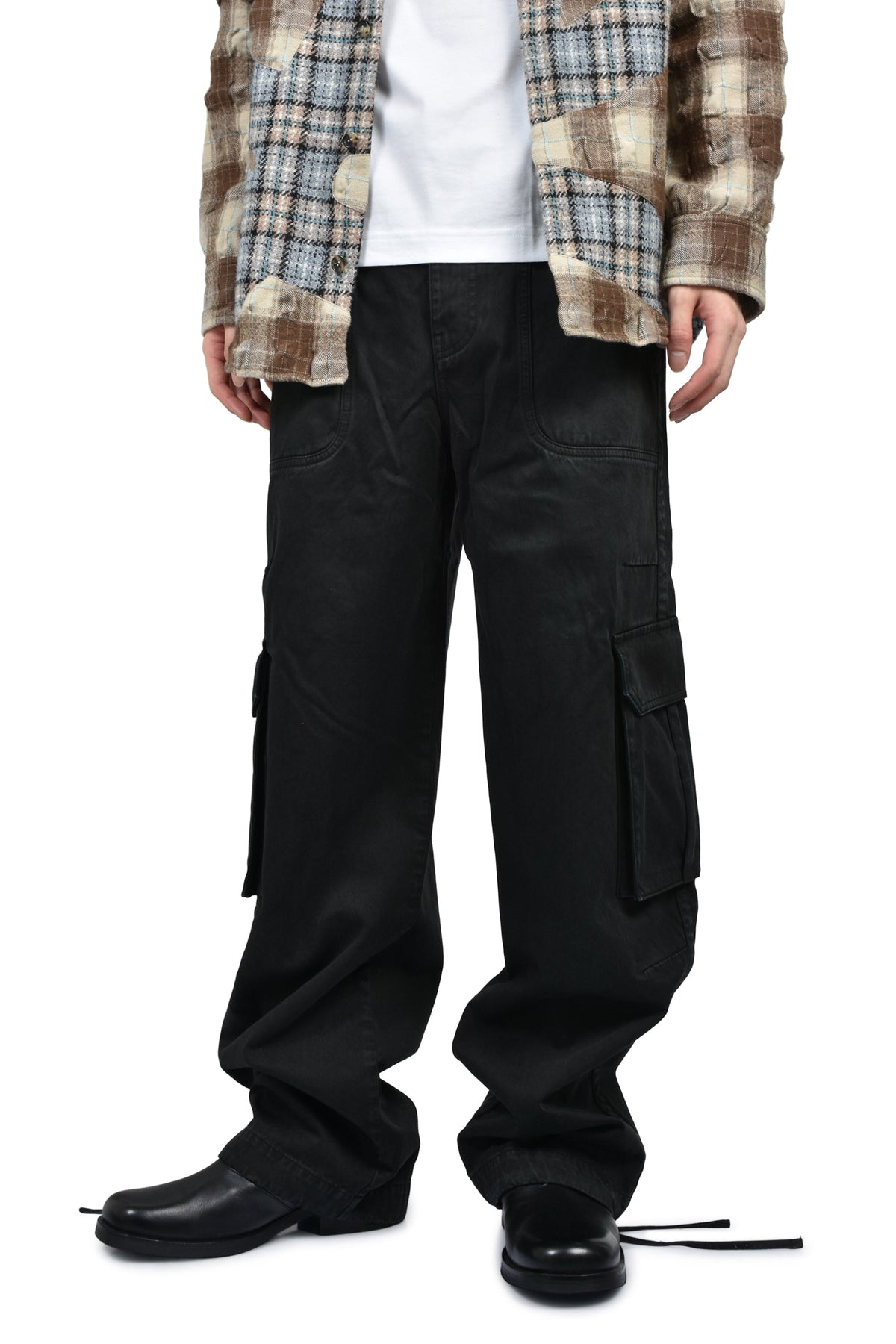 LOEWE ロエベ 【本物保証】 カーゴパンツ ストリート系 メンズ CARGO TROUSERS / BLK