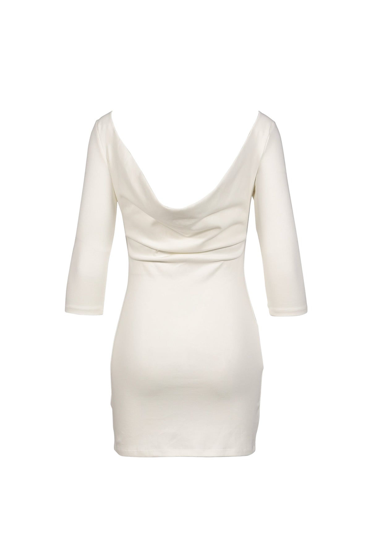 MARKGONG 【本物保証】 ワンピース ストリート系 レディース 3/4 SLEEVE BACKLESS MINI DRESS / WHT