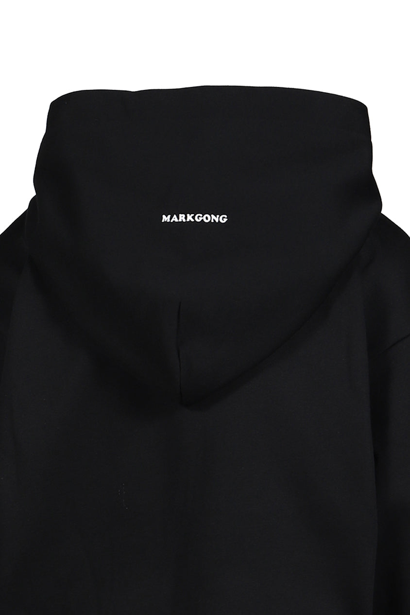 MARKGONG 【本物保証】 パーカー ストリート系 レディース FUCK IT ZIP HOODIE / BLK