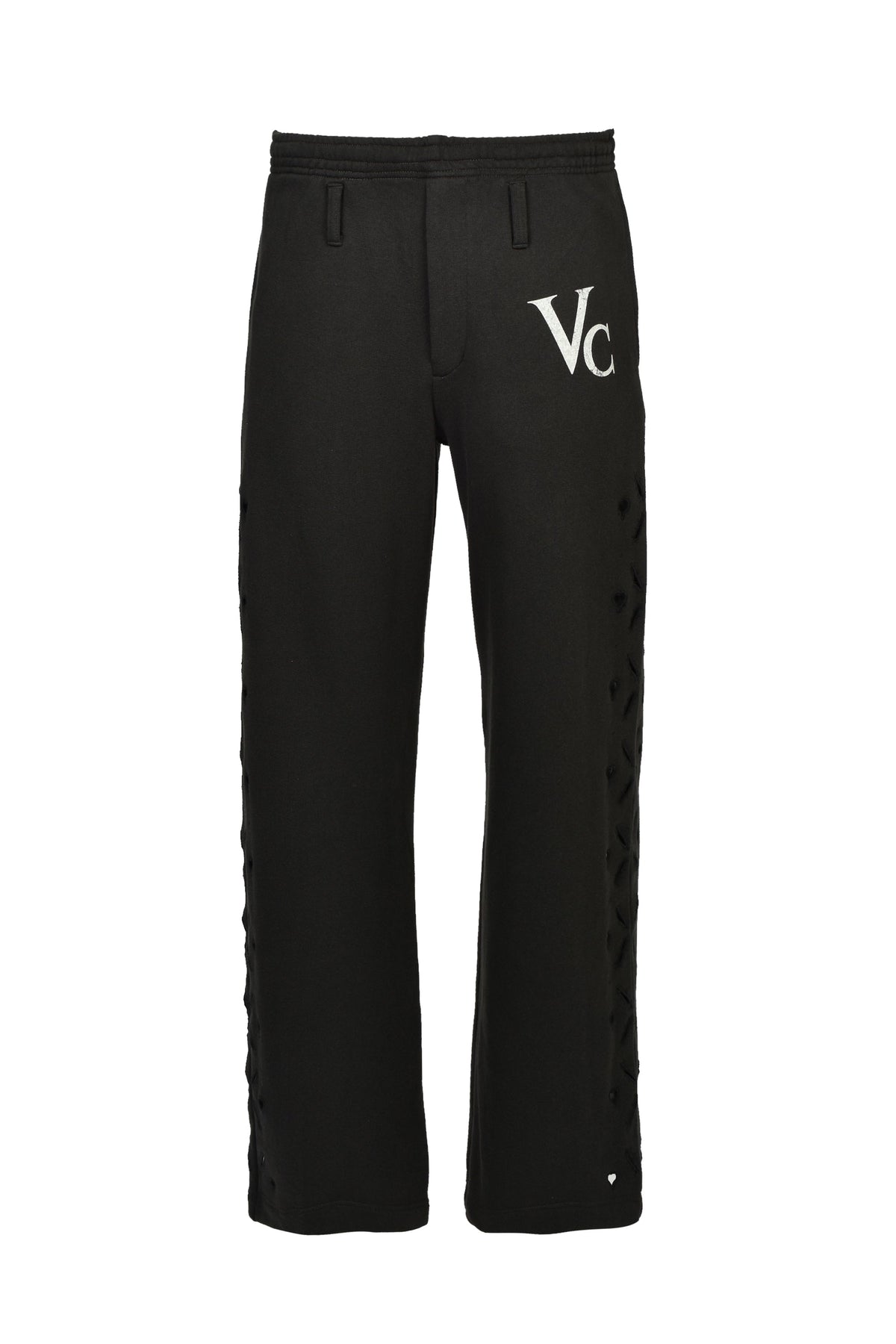 MASU エムエーエスユー 【本物保証】 スウェットパンツ ストリート系 メンズ HEART HOLE VC SWEAT PANTS / BLK