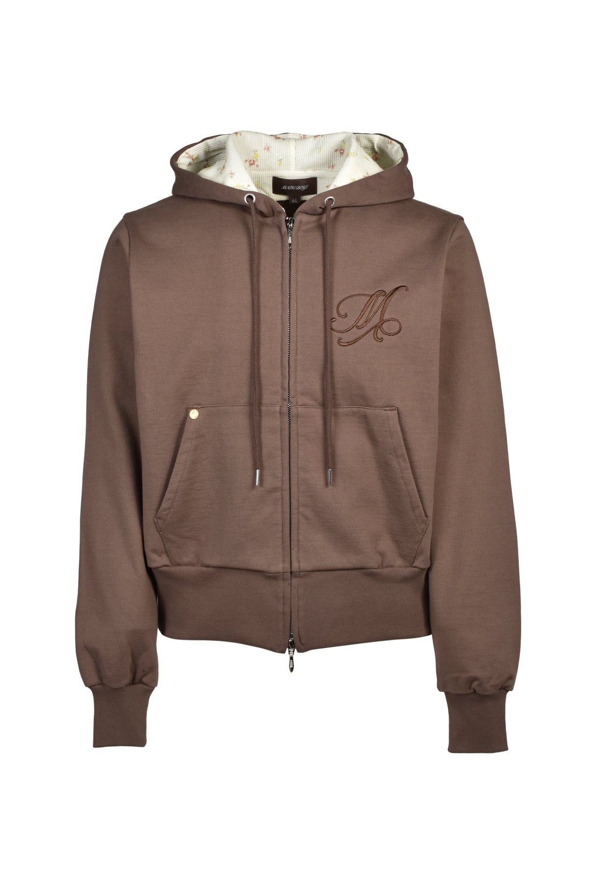 MASU エムエーエスユー 【本物保証】 パーカー ストリート系 メンズ MB FLOWER ZIP-UP HOODIE / BLK