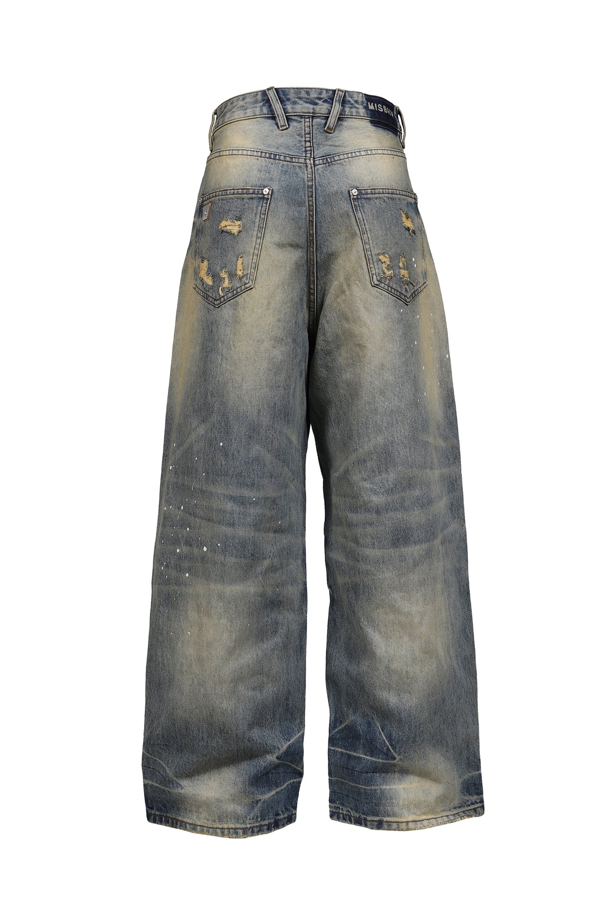 MISBHV 【本物保証】 デニムパンツ ストリート系 メンズ BAGGY DENIM TROUSERS / DIRT DENIM