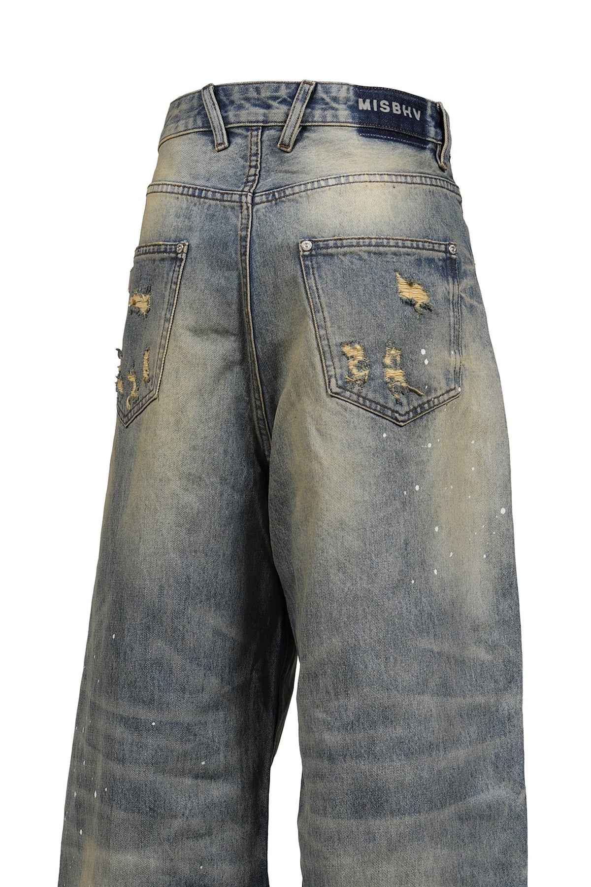 MISBHV 【本物保証】 デニムパンツ ストリート系 メンズ BAGGY DENIM TROUSERS / DIRT DENIM