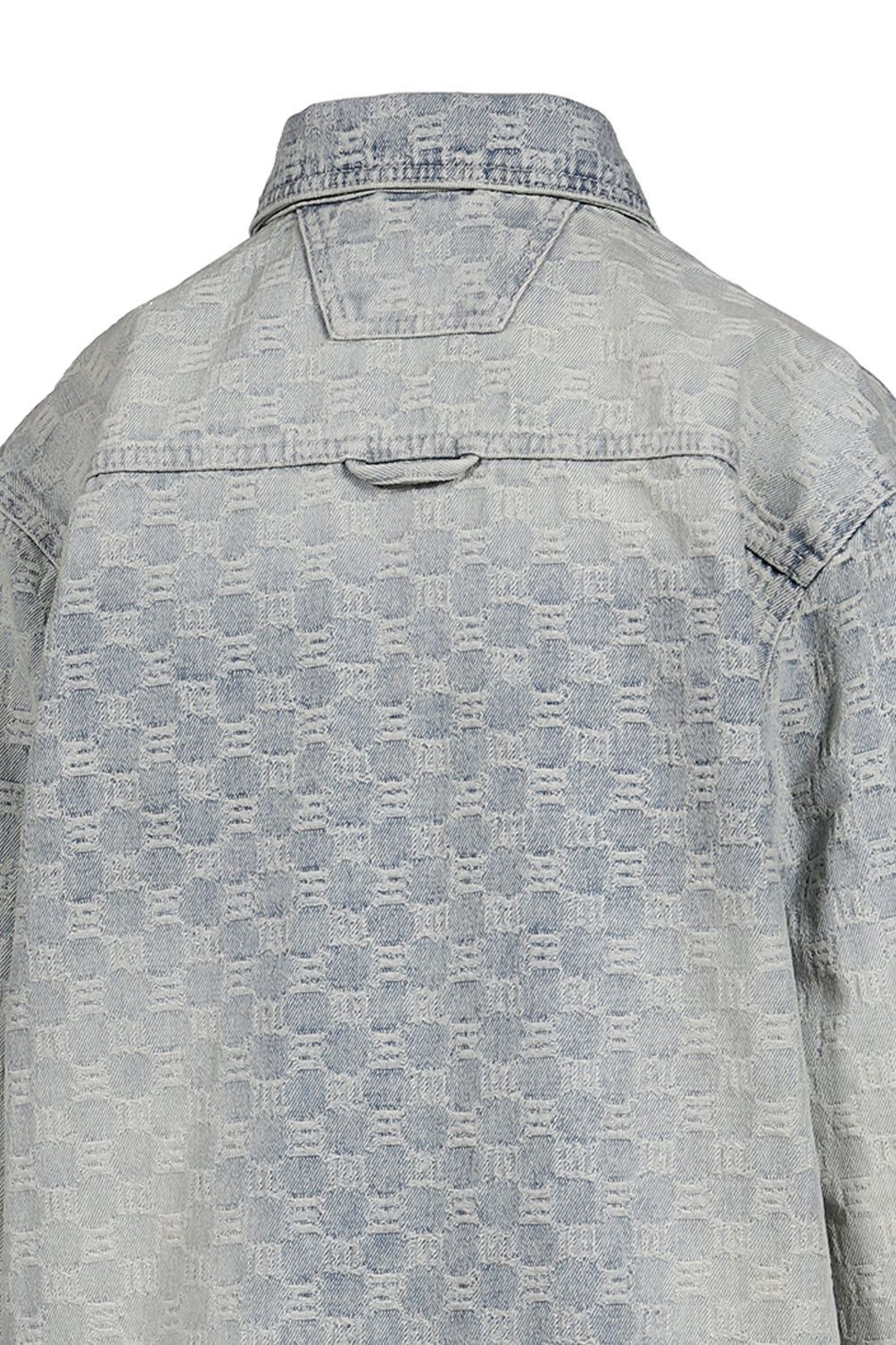 MISBHV 【本物保証】 シャツ ストリート系 メンズ MONOGRAM OCEAN WASHED OVERSHIRT / PALE BLU