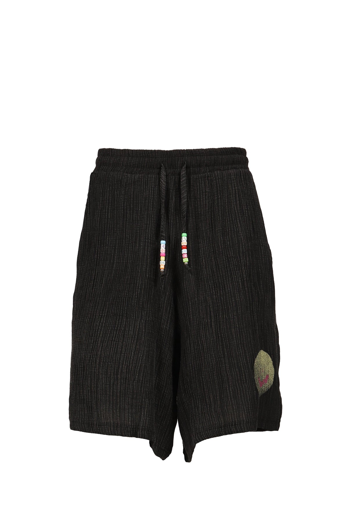 MISBHV 【本物保証】 ショートパンツ ストリート系 メンズ SMILE SHORTS UNISEX / WASHED BLK