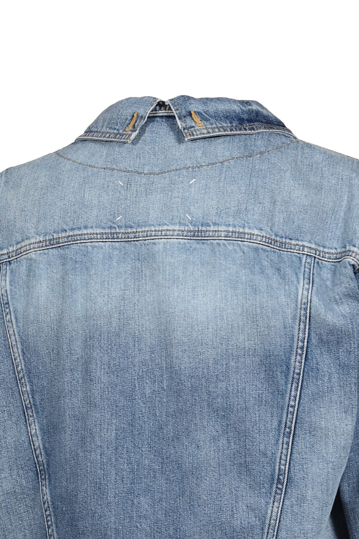 Maison Margiela メゾン マルジェラ 【本物保証】 ジャケット ストリート系 レディース FOLDABLE COLLAR DENIM JACKET / BLU DENIM VINTAGE