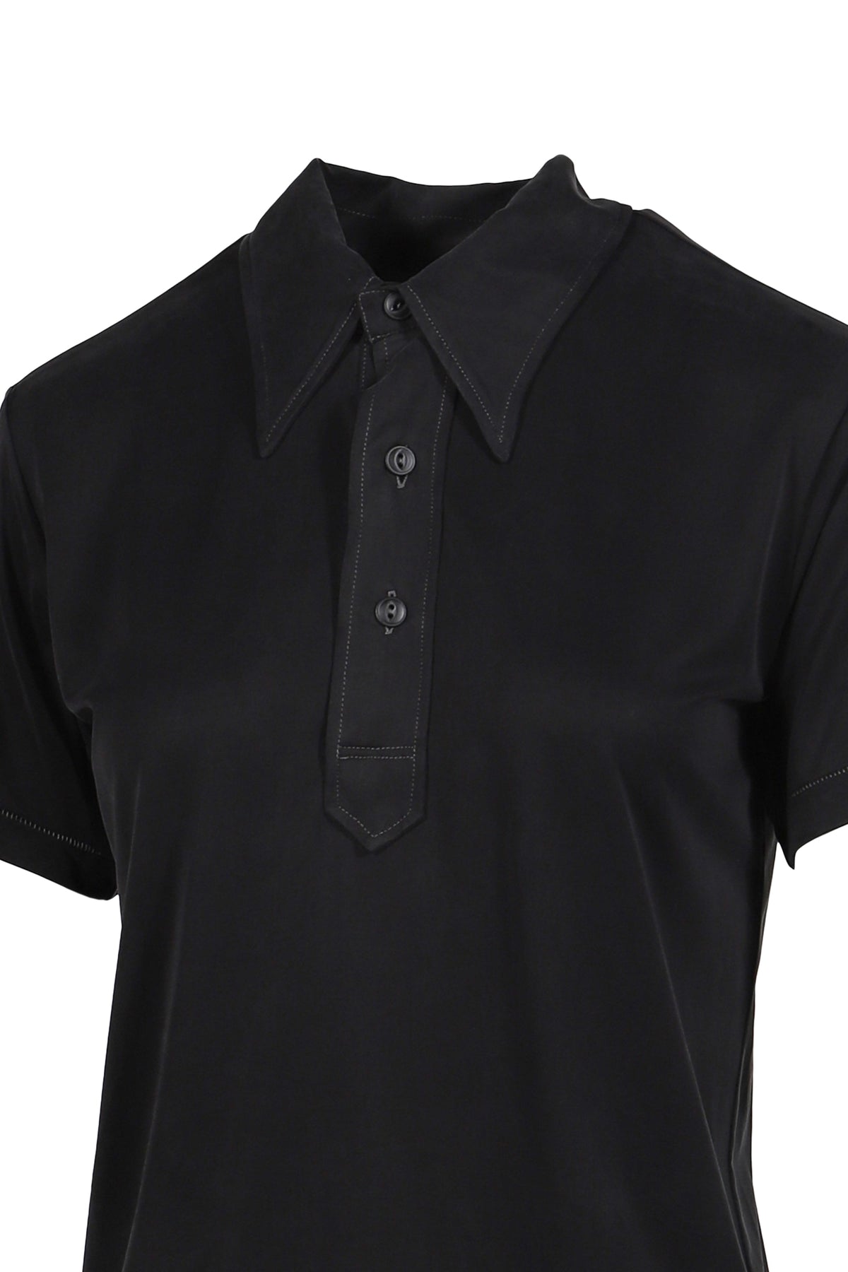 Maison Margiela メゾン マルジェラ 【本物保証】 シャツ ストリート系 レディース POLO SHIRT / BLK