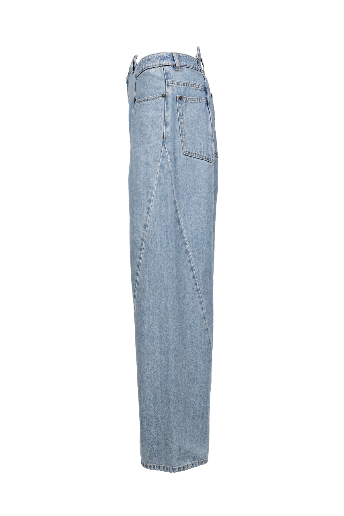 Maison Margiela メゾン マルジェラ 【本物保証】 デニムパンツ ストリート系 レディース SPLICED DENIM TROUSERS / BLU