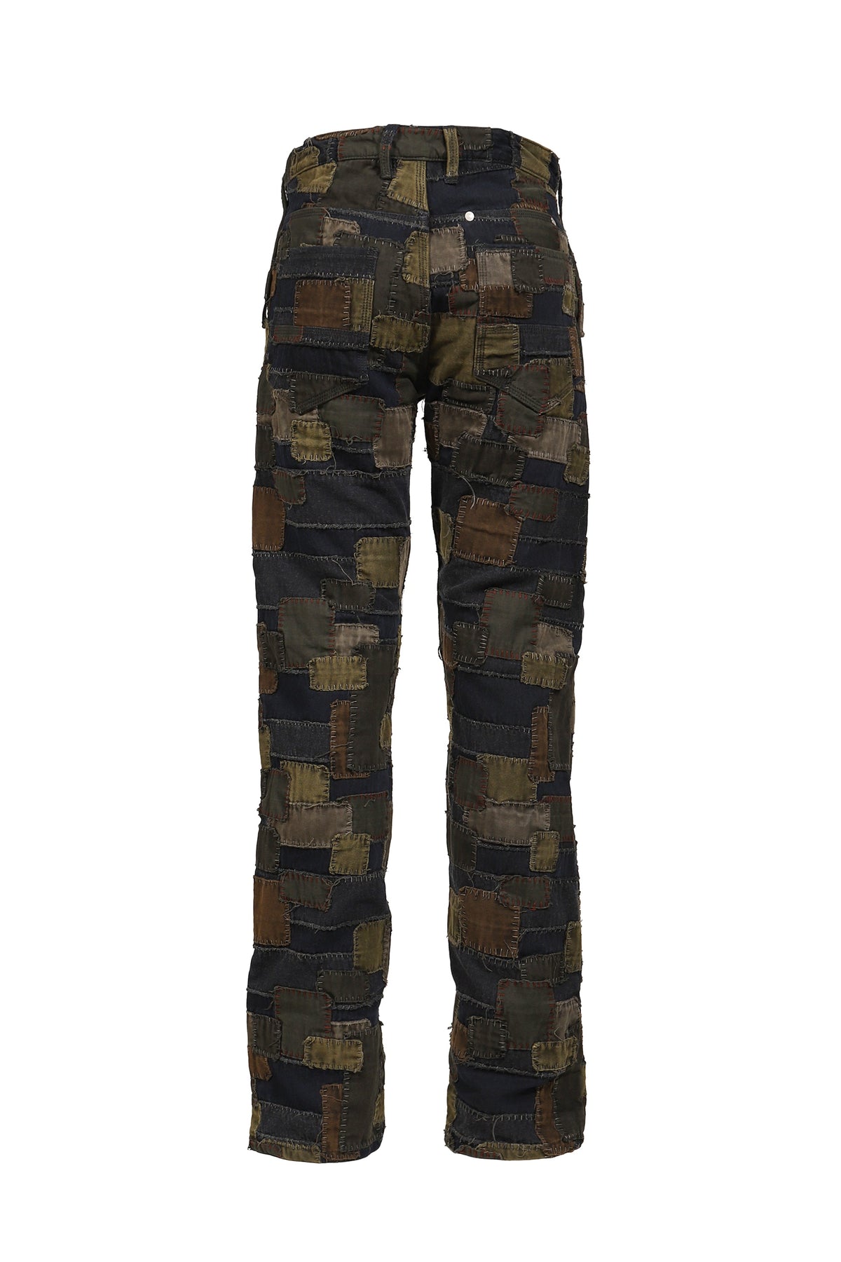 Matthew M. Williams マシュー・M・ウィリアムズ 【本物保証】 デニムパンツ ストリート系 メンズ BLACKMEANS BORO PATCHWORK STRAIGHT JEAN / MULTI BORO