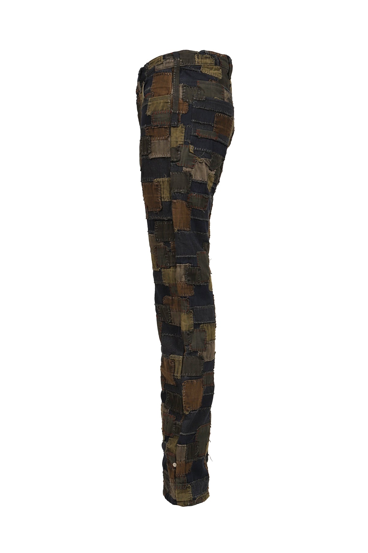 Matthew M. Williams マシュー・M・ウィリアムズ 【本物保証】 デニムパンツ ストリート系 メンズ BLACKMEANS BORO PATCHWORK STRAIGHT JEAN / MULTI BORO