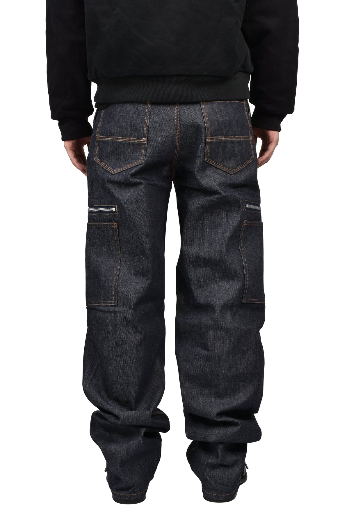 Matthew M. Williams マシュー・M・ウィリアムズ 【本物保証】 デニムパンツ ストリート系 メンズ BLUE RAW JAPANESE DENIM ZIP POCKET WORK JEAN / RAW BLU