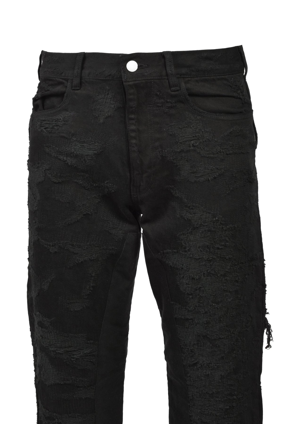 Matthew M. Williams マシュー・M・ウィリアムズ 【本物保証】 デニムパンツ ストリート系 メンズ RIP & REPAIR WASHED BLACK JEAN (20TH EXCLUSIVE) / BLK