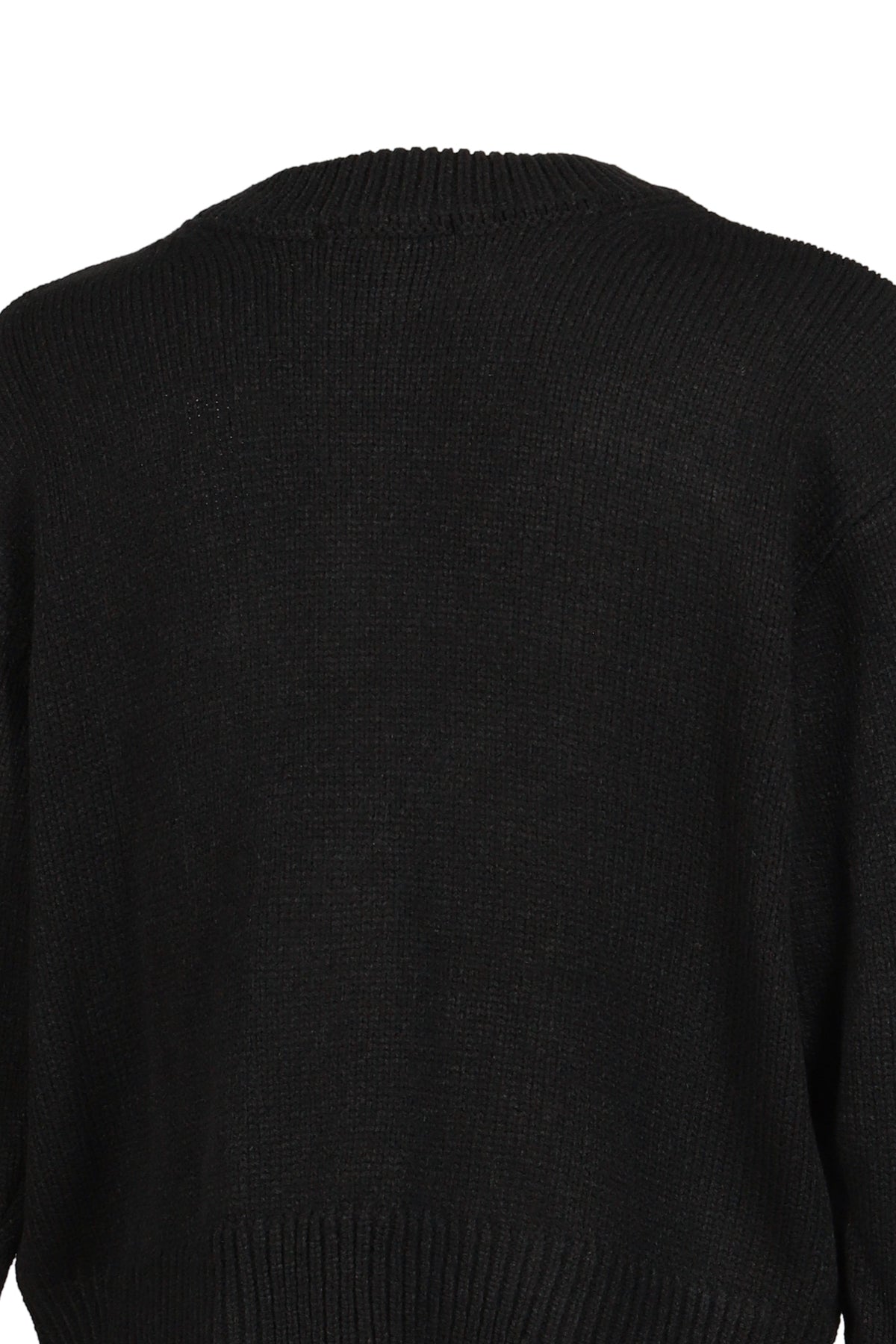 NIL DUE / NIL UN TOKYO ニル デュエ / ニル アン トーキョー 【本物保証】 カーディガン ストリート系 メンズ EMBROIDERY KNIT CARDIGAN / BLK