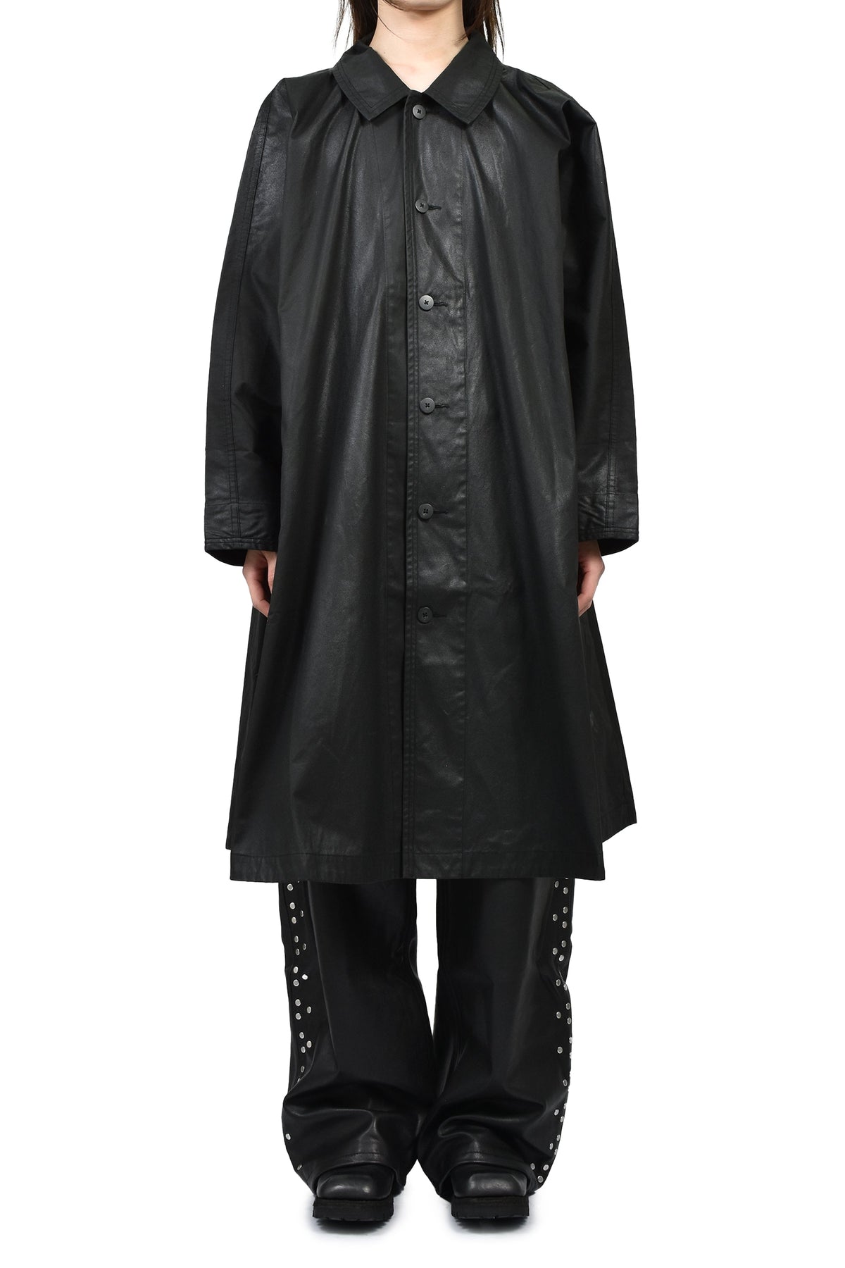 PORTER CLASSIC 【本物保証】 コート ストリート系 メンズ CINCINNATI SWING COAT / BLK