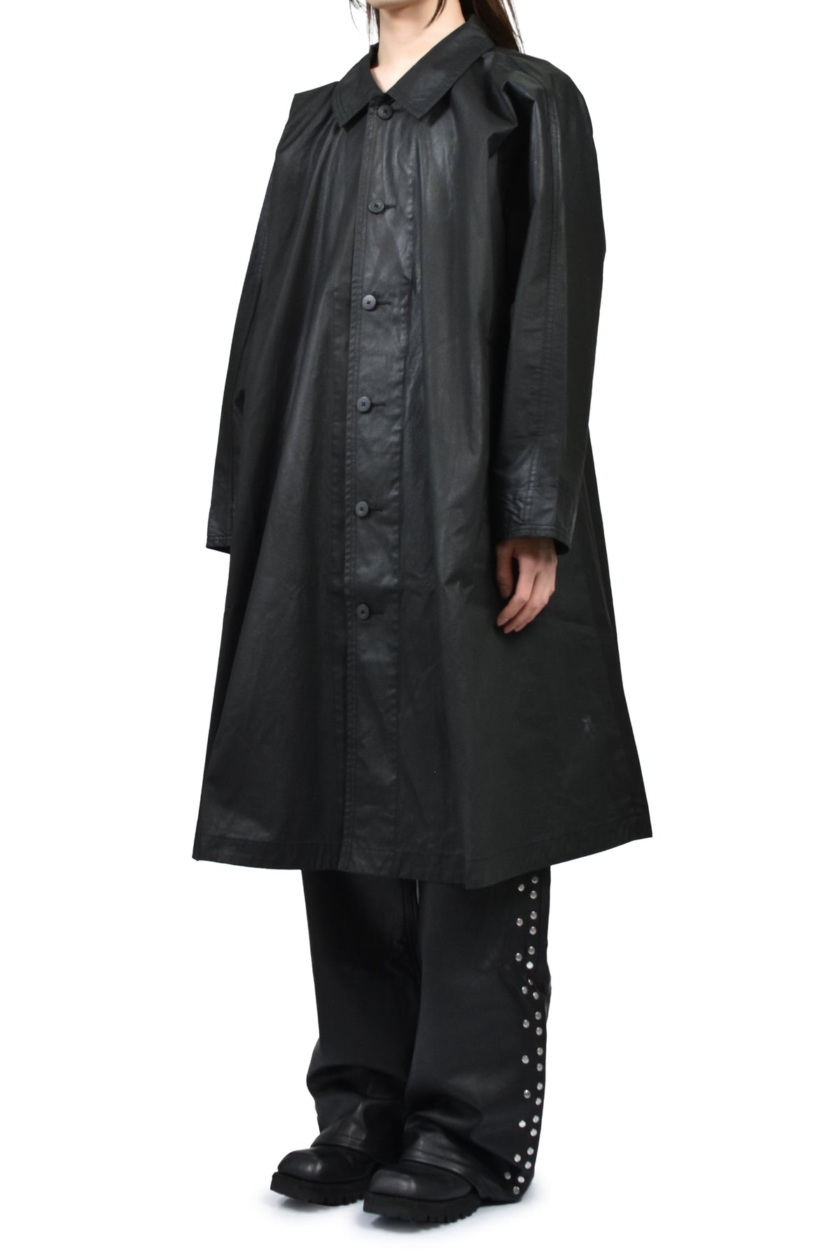 PORTER CLASSIC 【本物保証】 コート ストリート系 メンズ CINCINNATI SWING COAT / BLK