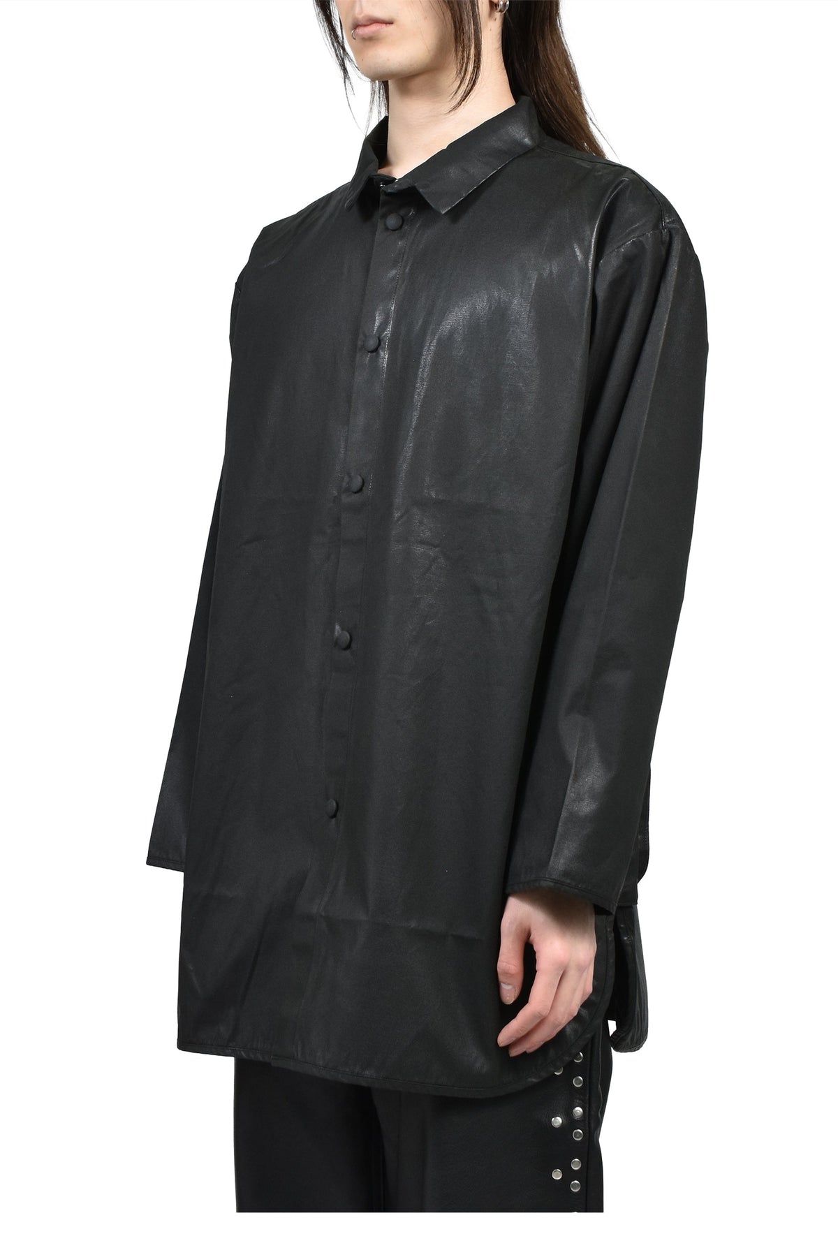 PORTER CLASSIC 【本物保証】 シャツ ストリート系 メンズ CINCINNATI SHIRT JACKET / BLK