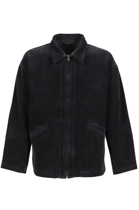 PORTER CLASSIC 【本物保証】 ジャケット ストリート系 メンズ CORDUROY ZIP JACKET / BLK