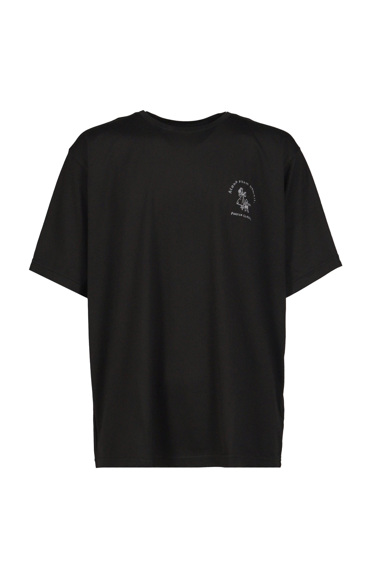PORTER CLASSIC 【本物保証】 Tシャツ ストリート系 メンズ HAWAIIAN LOCAL T-SHIRT / BLK