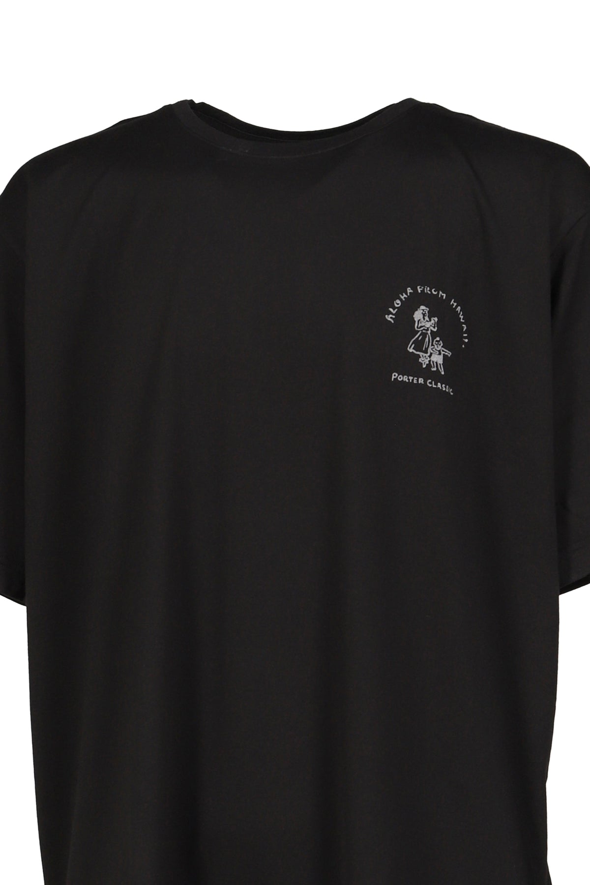 PORTER CLASSIC 【本物保証】 Tシャツ ストリート系 メンズ HAWAIIAN LOCAL T-SHIRT / BLK
