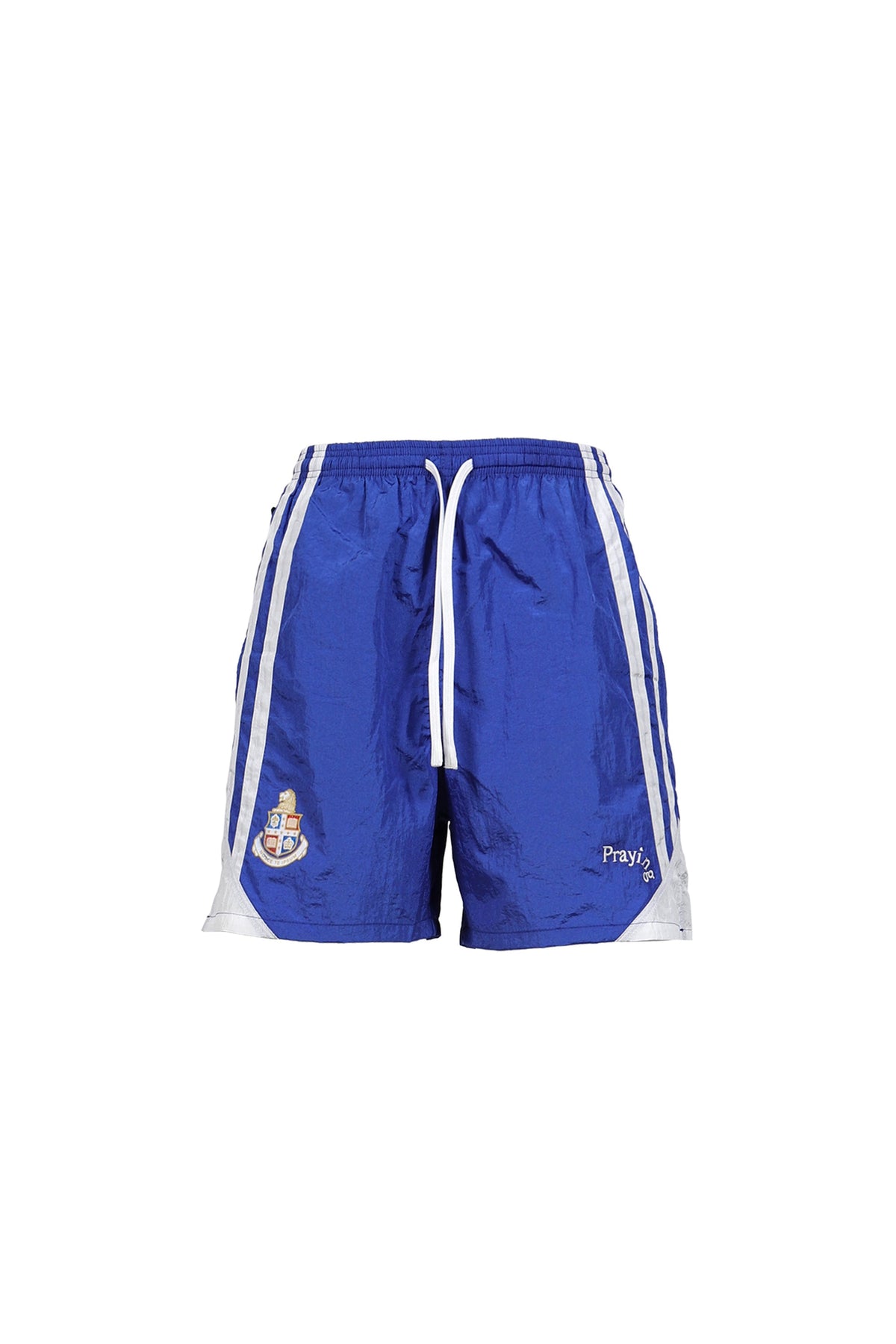 PRAYING 【本物保証】 ショートパンツ ストリート系 レディース ATHELTIC MEN'S SHORTS BLUE / BLU