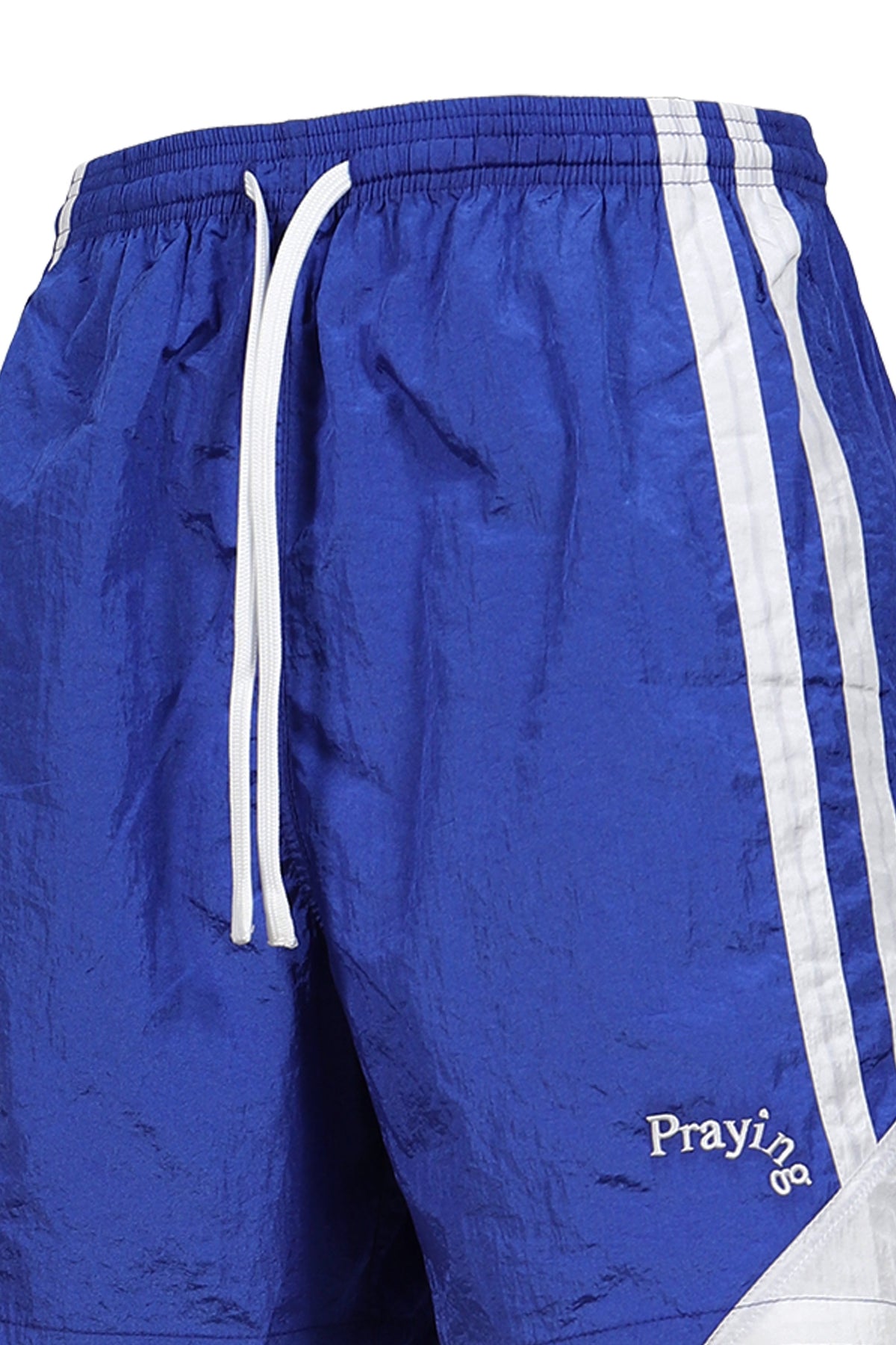 PRAYING 【本物保証】 ショートパンツ ストリート系 レディース ATHELTIC MEN'S SHORTS BLUE / BLU
