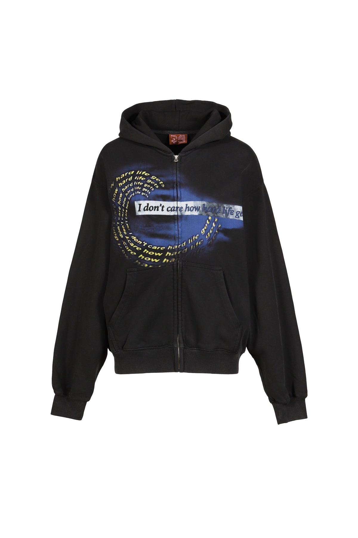 PRAYING 【本物保証】 パーカー ストリート系 レディース I DON'T CARE HOW HARD LIFE GETS HOODIE / BLK