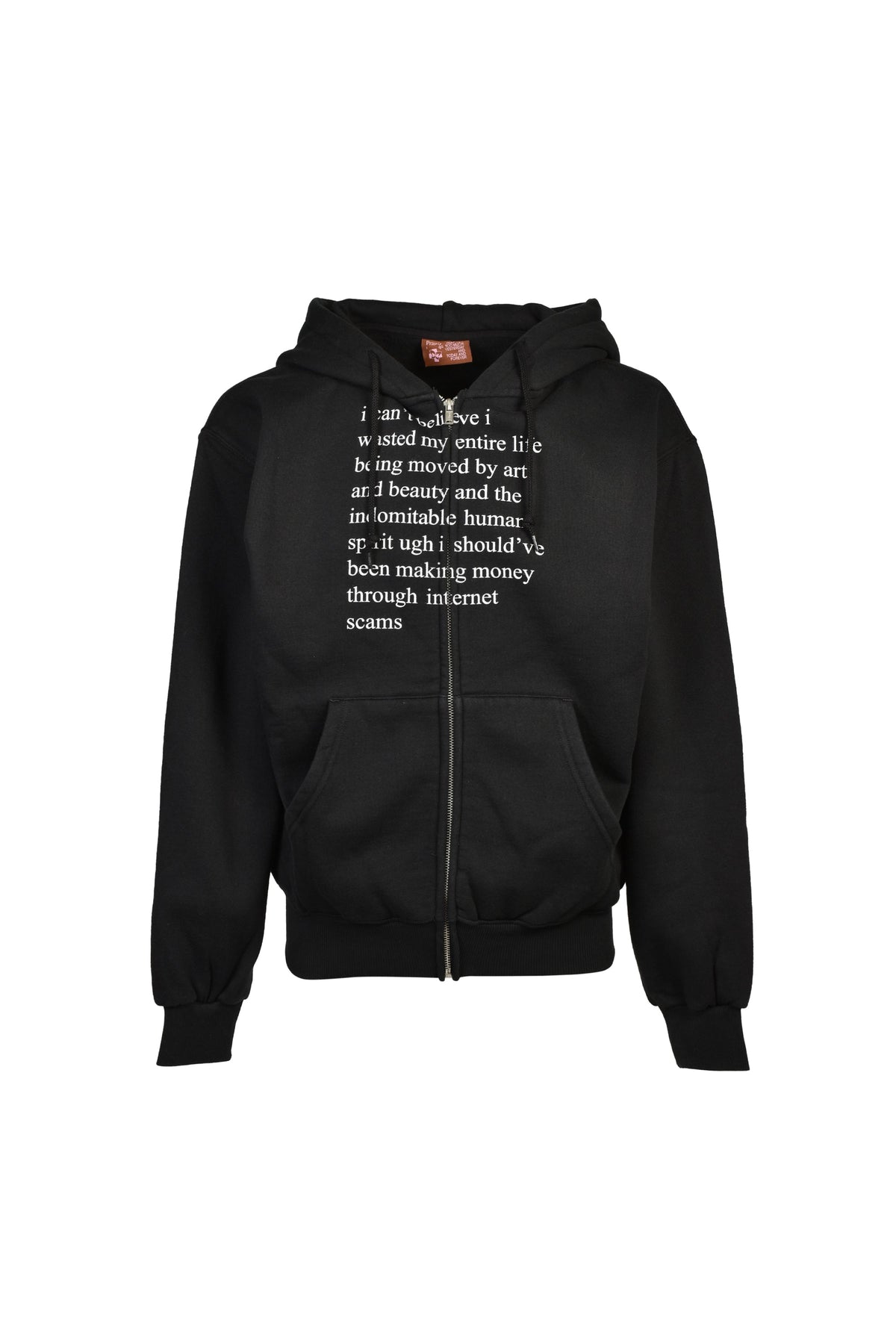 PRAYING 【本物保証】 パーカー ストリート系 レディース INTERNET SCAMS HOODIE / BLK