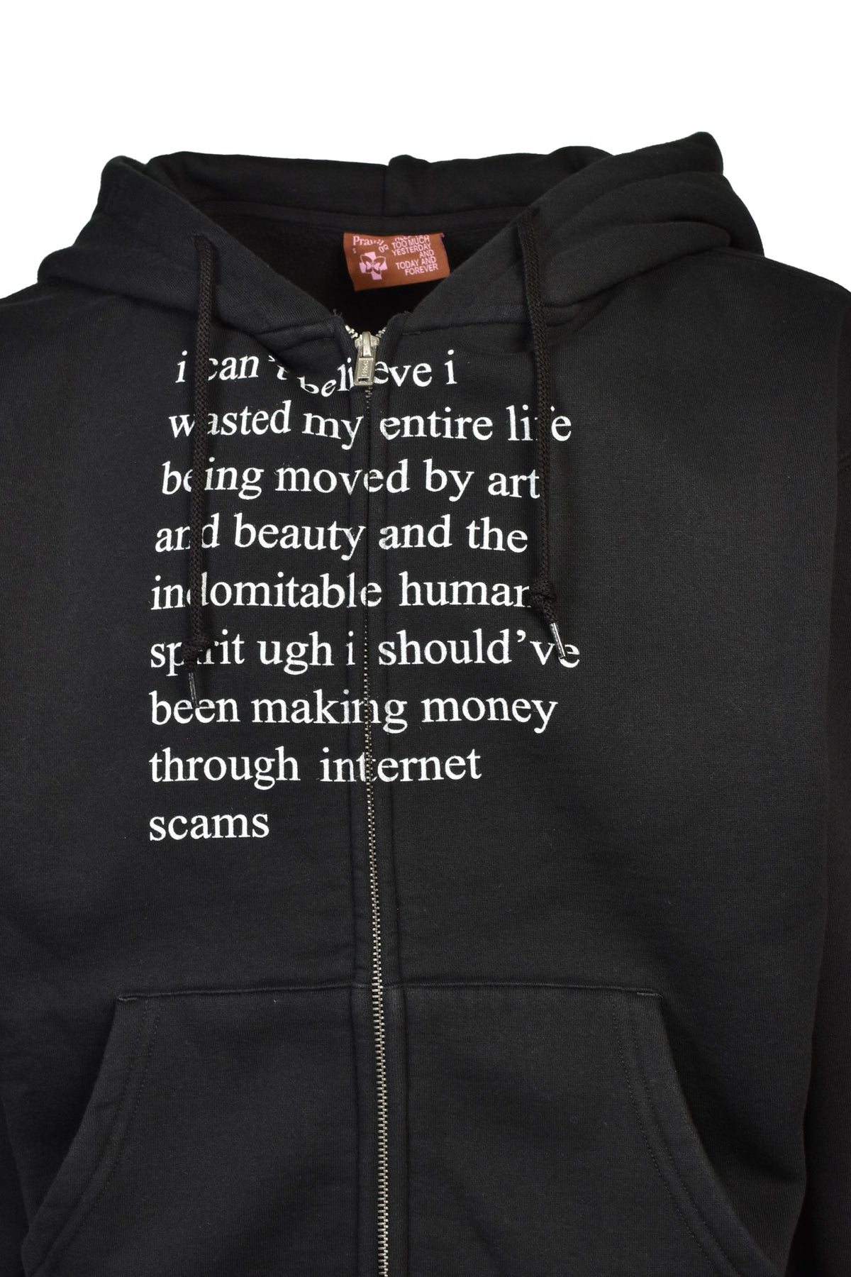 PRAYING 【本物保証】 パーカー ストリート系 レディース INTERNET SCAMS HOODIE / BLK