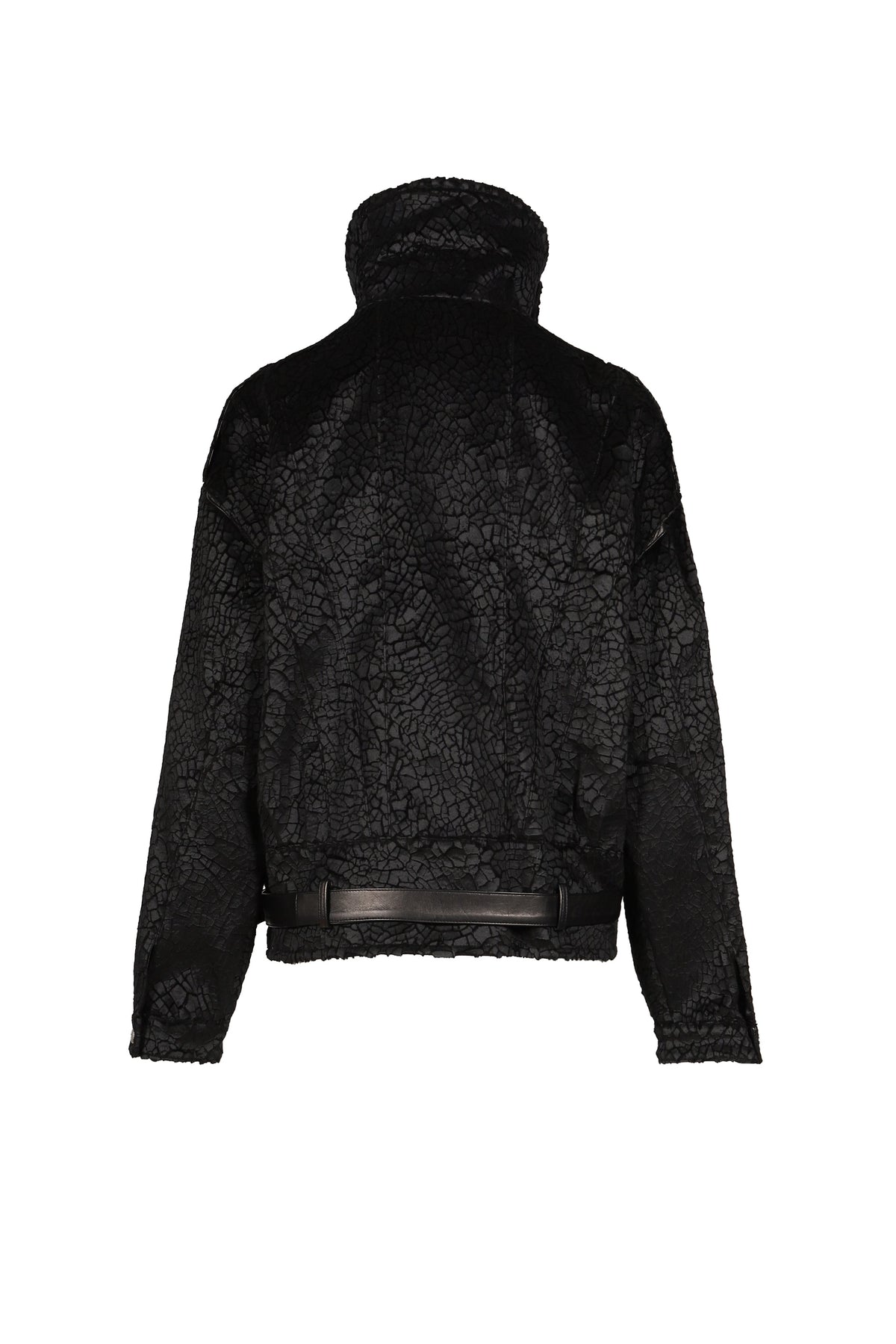 R13【本物保証】 ジャケット ストリート系 レディース BOYFRIEND MOTO JACKET WITH FUNNEL NECK / BLK