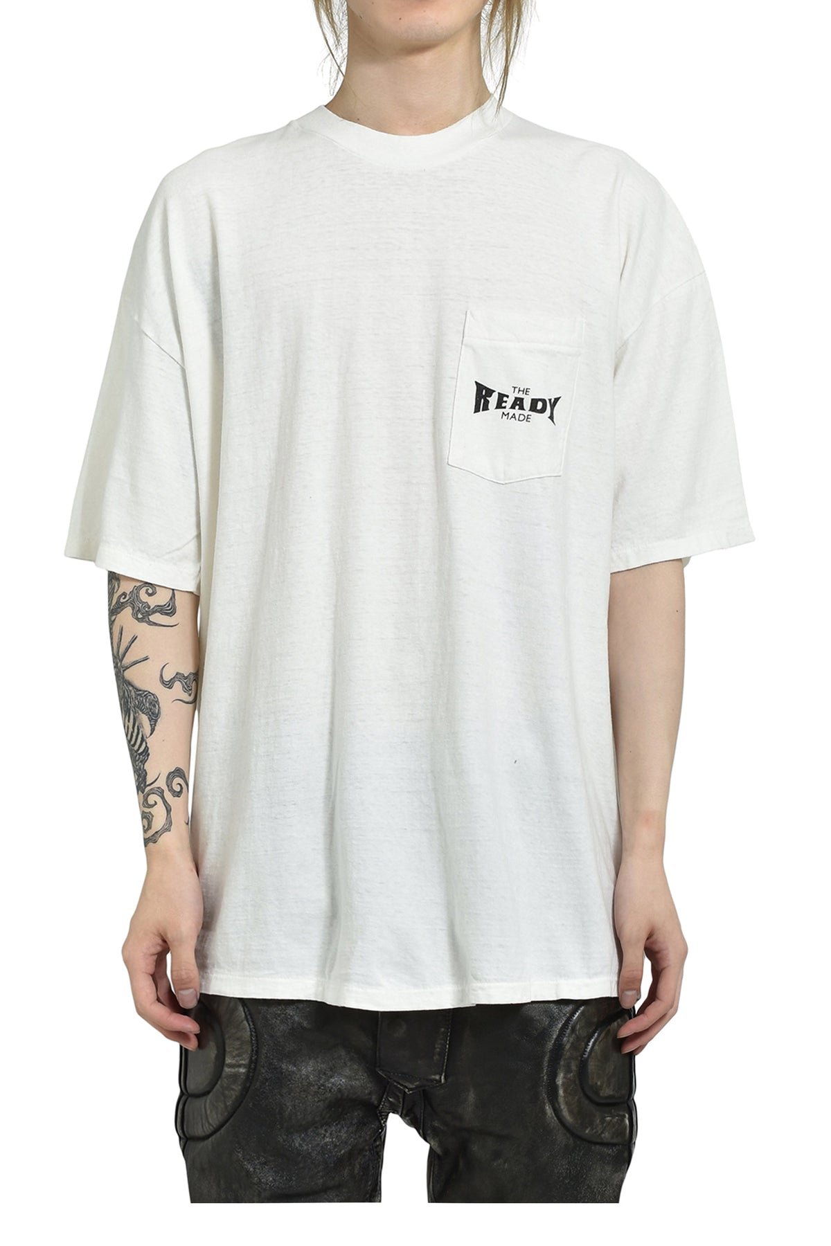 READYMADE レディメイド 【本物保証】 Tシャツ ストリート系 メンズ S/S POCKET T-SHIRT / WHT