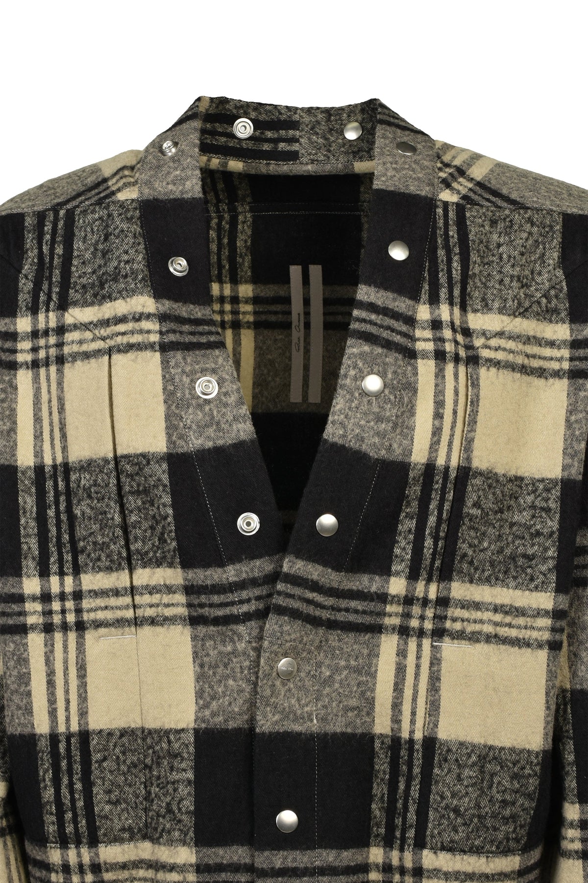 Rick Owens リックオウエンス 【本物保証】 Tシャツ ストリート系 メンズ LARRY FOGPOCKET SHIRT / PEARL PLAID