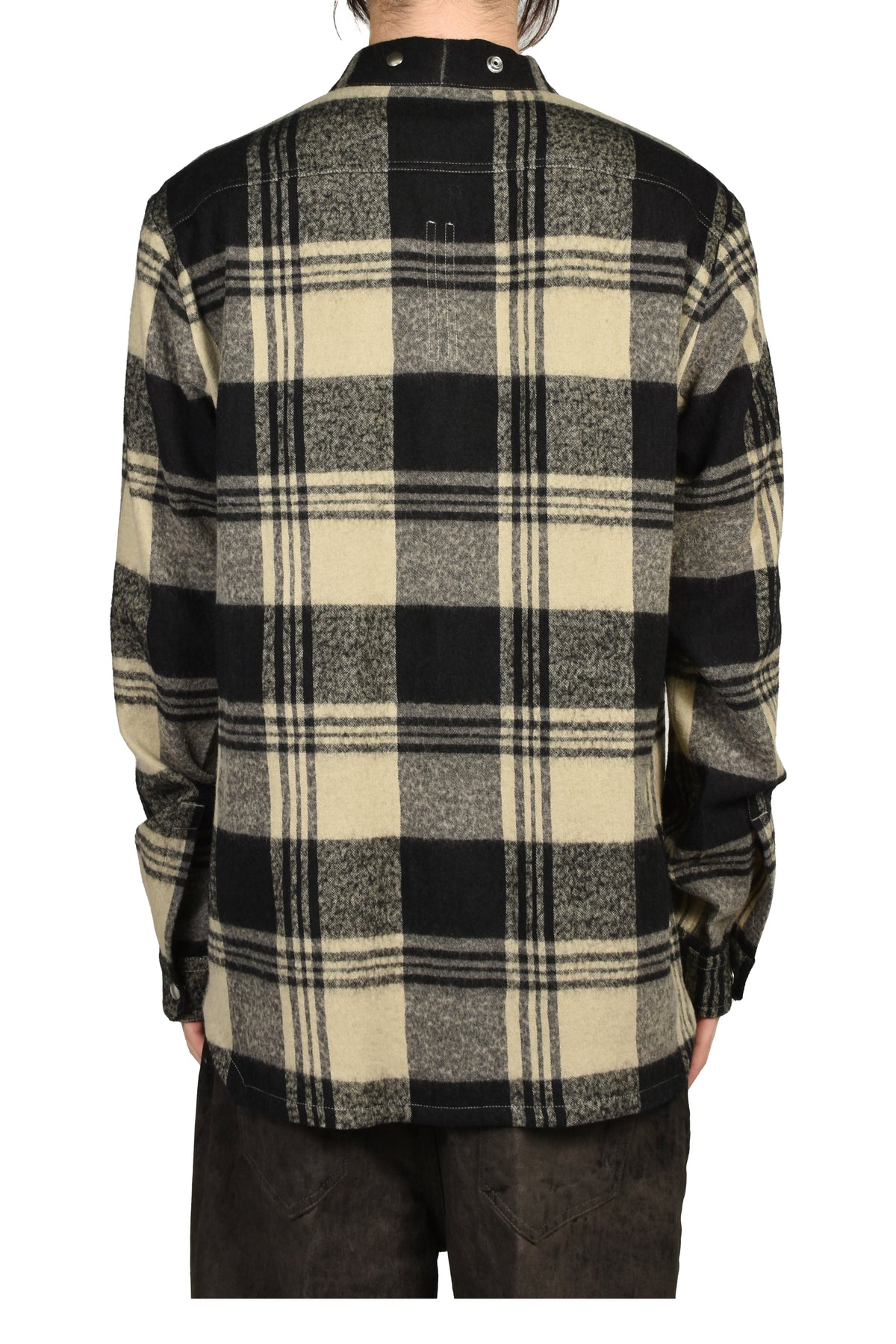Rick Owens リックオウエンス 【本物保証】 Tシャツ ストリート系 メンズ LARRY FOGPOCKET SHIRT / PEARL PLAID
