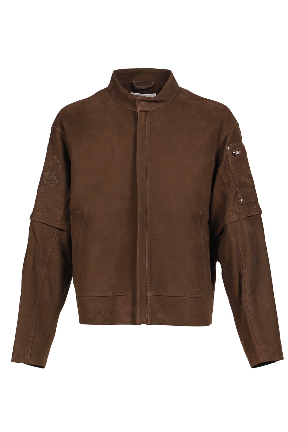 ROCKSTEADY ロックステディ 【本物保証】 ジャケット ストリート系 メンズ ×JIAN YE VIKTOR LEATHER JACKET W/DETTACHABLE SLEEVES / BRW