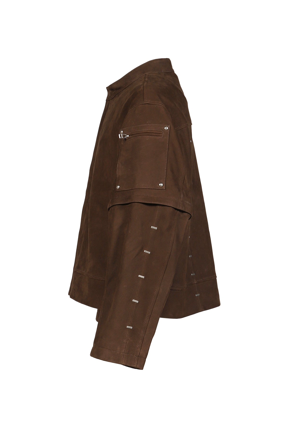 ROCKSTEADY ロックステディ 【本物保証】 ジャケット ストリート系 メンズ ×JIAN YE VIKTOR LEATHER JACKET W/DETTACHABLE SLEEVES / BRW