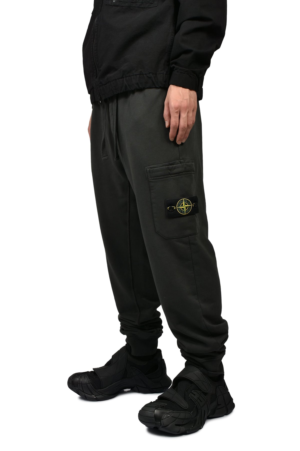 STONE ISLAND ストーンアイランド 【本物保証】 パンツ ストリート系 メンズ SWEAT BOTTOMS / LEAD GREY